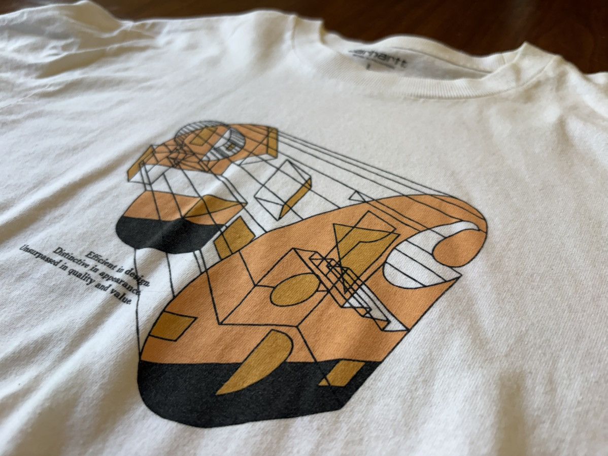 Carhartt Wip Carhartt W.I.P. Living Long Sleeve T-Shirt Size L White Size US L / EU 52-54 / 3 - 1 Thumbnail