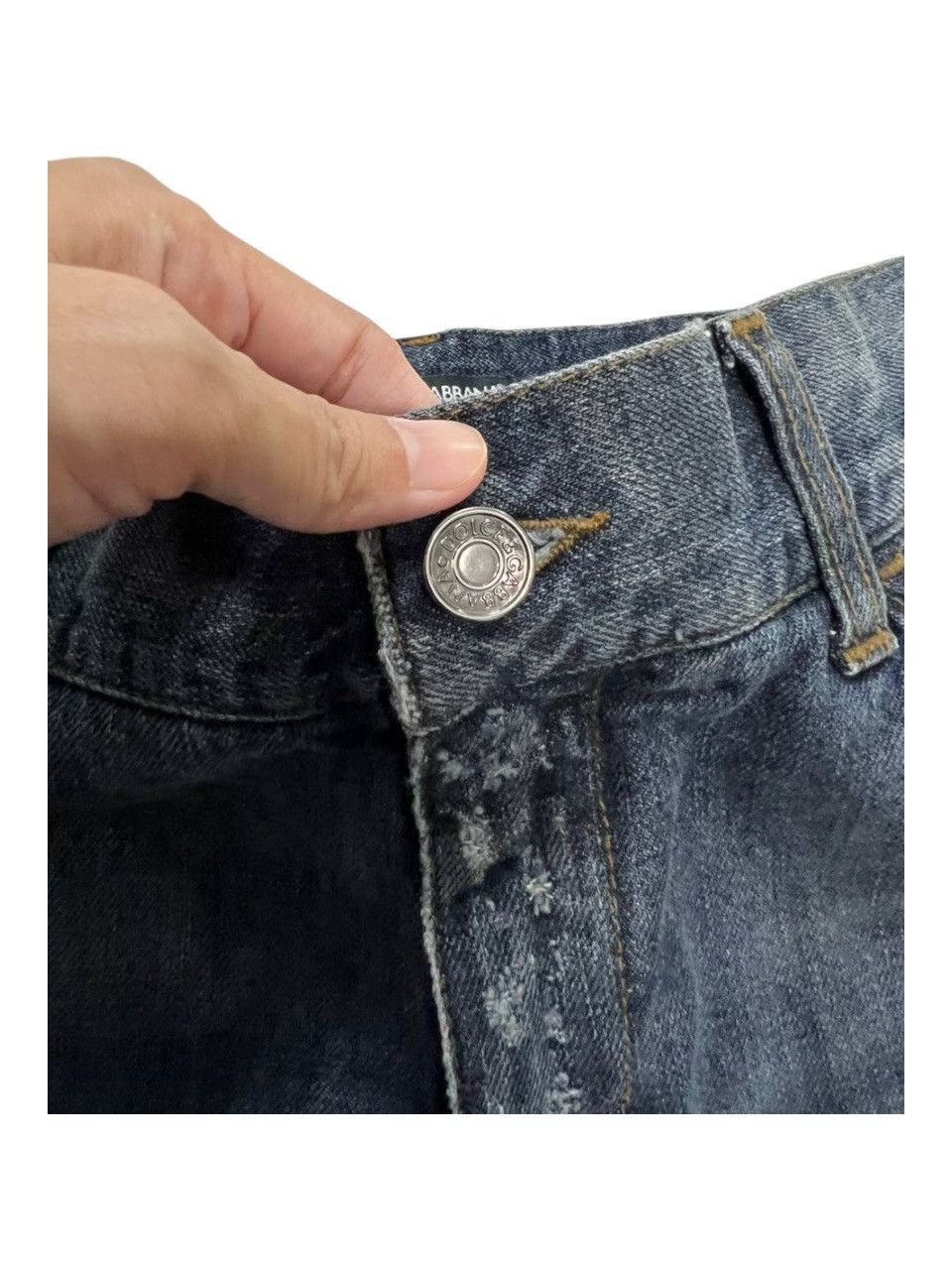 Dolce & Gabbana Dolce & Gabbana Distressed Denim Jeans Size US 34 / EU 50 - 6 Thumbnail