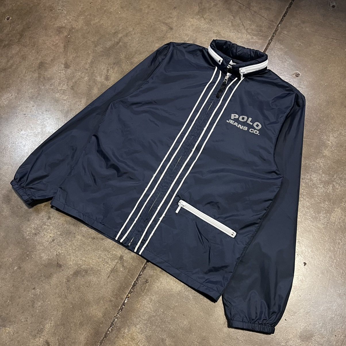 Polo Ralph Lauren × Vintage Vintage Polo Sport Ralph Lauren Zip Up Jacket Windbreaker Size US M / EU 48-50 / 2 - 2 Thumbnail