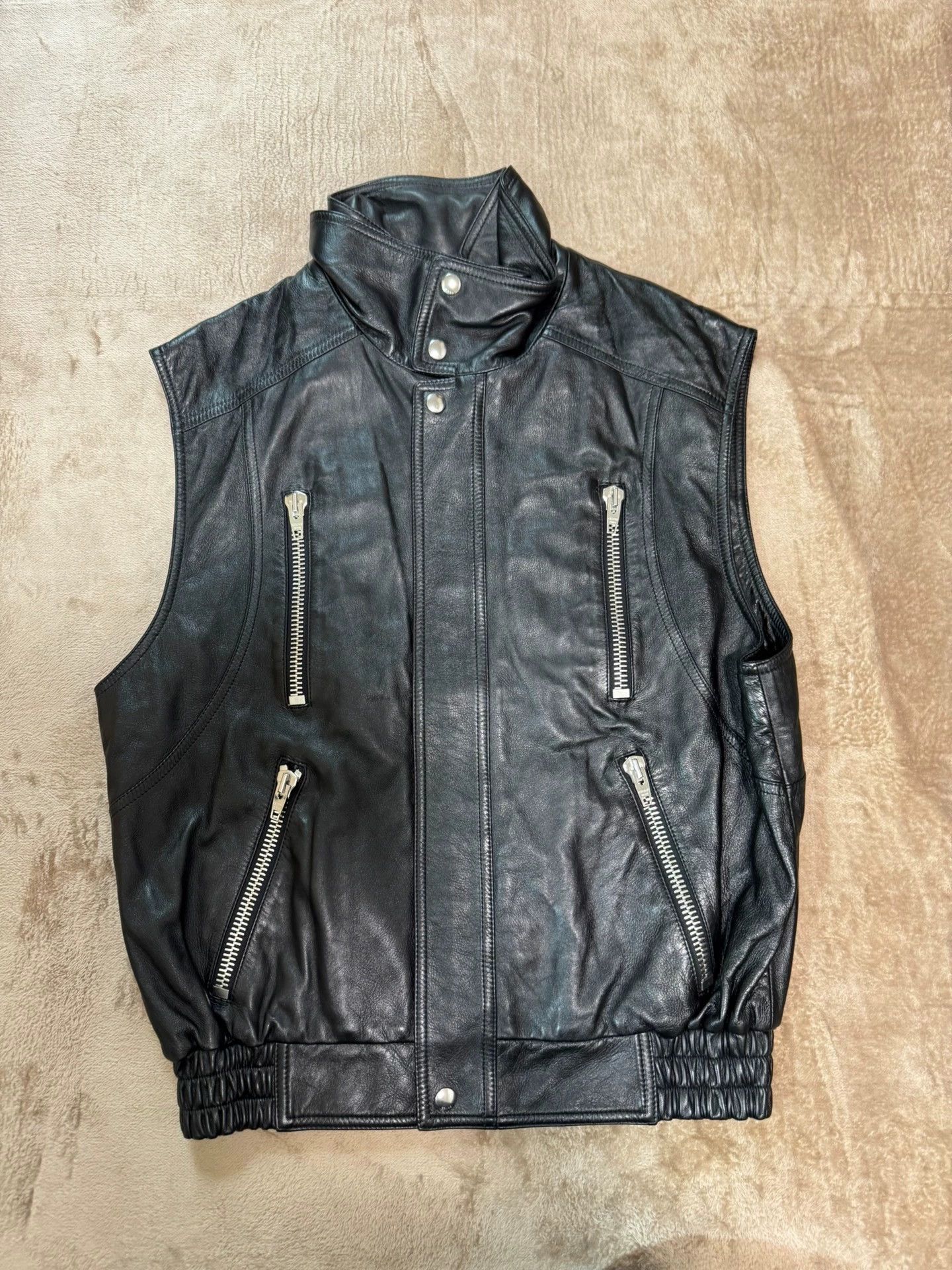 Celine Celine Hedi Men's Lambskin Leather Jacket Size US S / EU 44-46 / 1 - 1 Thumbnail