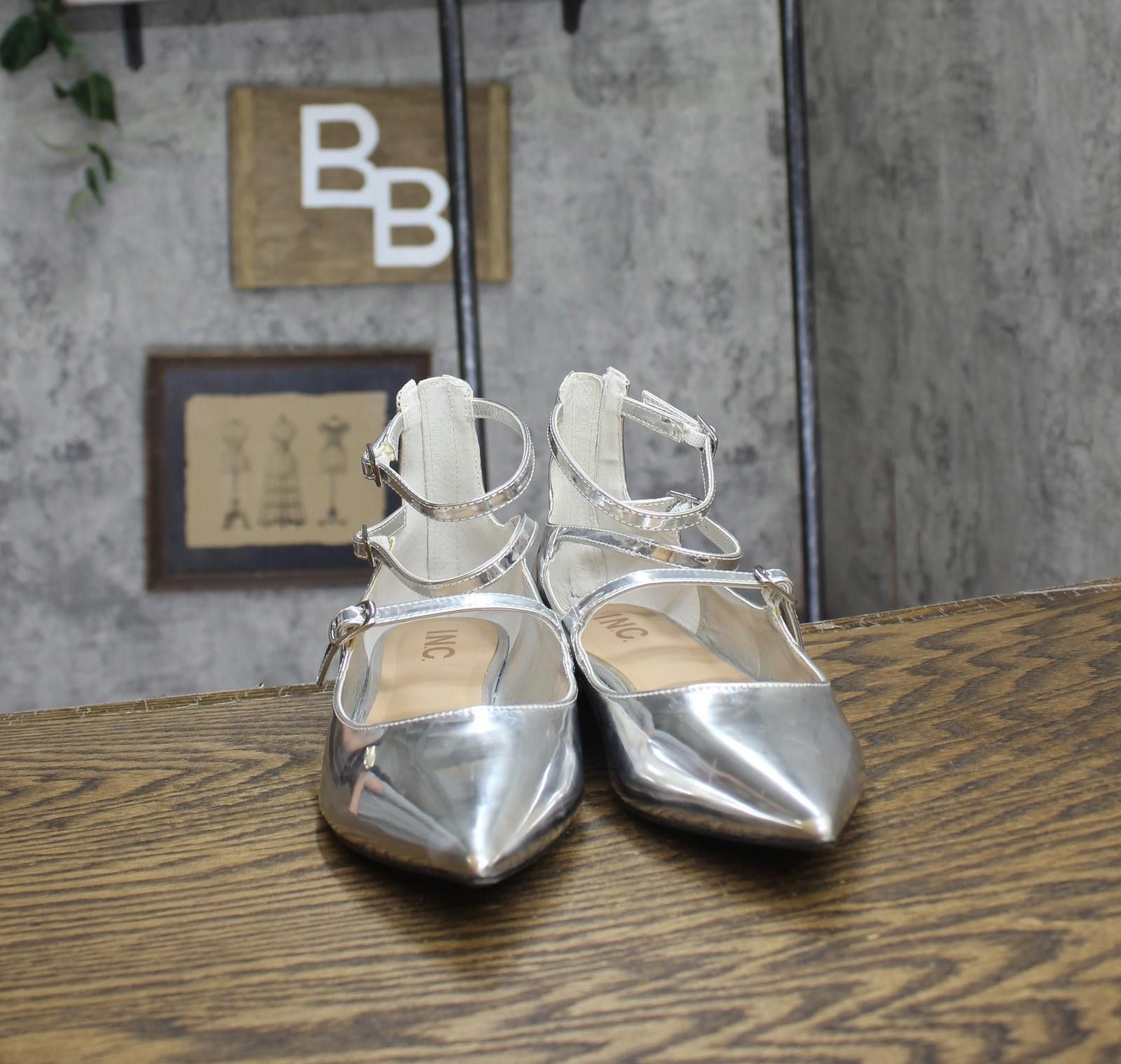 Other Nwt Inc International Concepts Sandals Silver Gray 7.5m Size US 7.5 / IT 37.5 - 3 Thumbnail