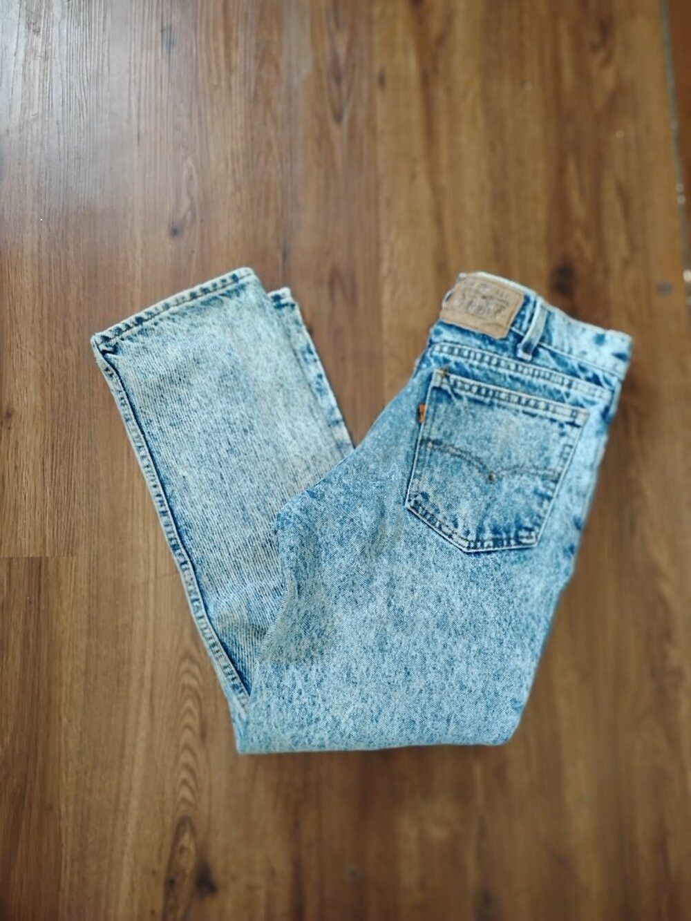 Levi's Vintage Levi's Acid Wash Denim Jeans Orange Tab Size US 31 - 1 Thumbnail