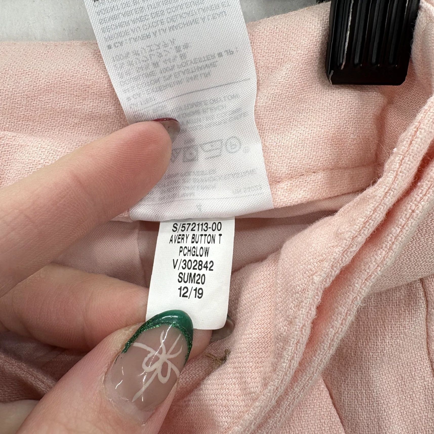 Banana Republic Banana Republic Pants Womens 4 Pink Linen Mid Rise Straight Ankle Stretch Size 27" / US 4 / IT 40 - 7 Thumbnail