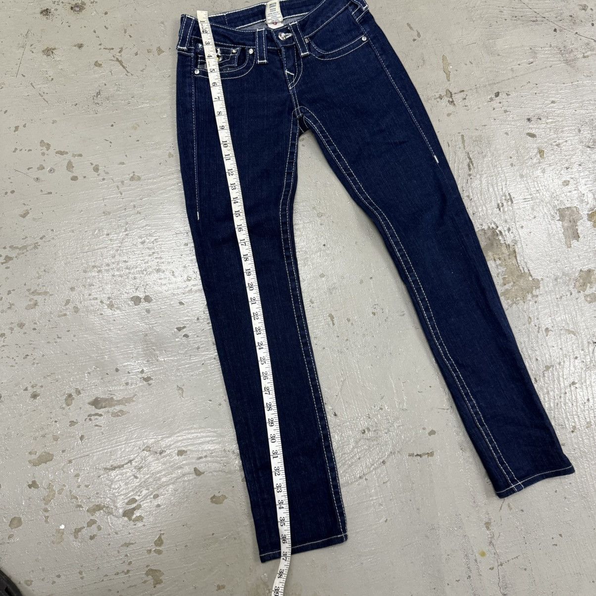True Religion 2000s True Religion Low Rise Glitter Jeans Size 26" / US 2 / IT 38 - 8 Thumbnail