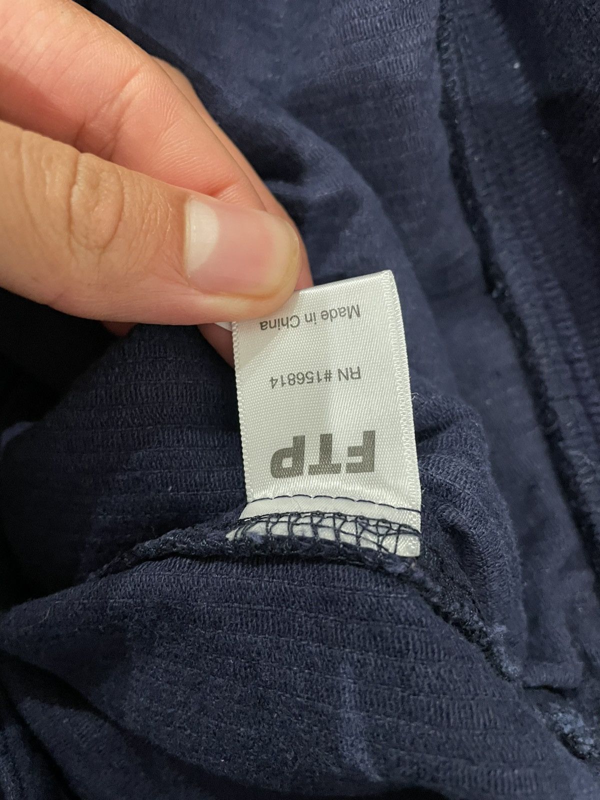 Fuck The Population FTP Old English Logo Corduroy Half Zip Pullover (Large) Size US L / EU 52-54 / 3 - 4 Thumbnail