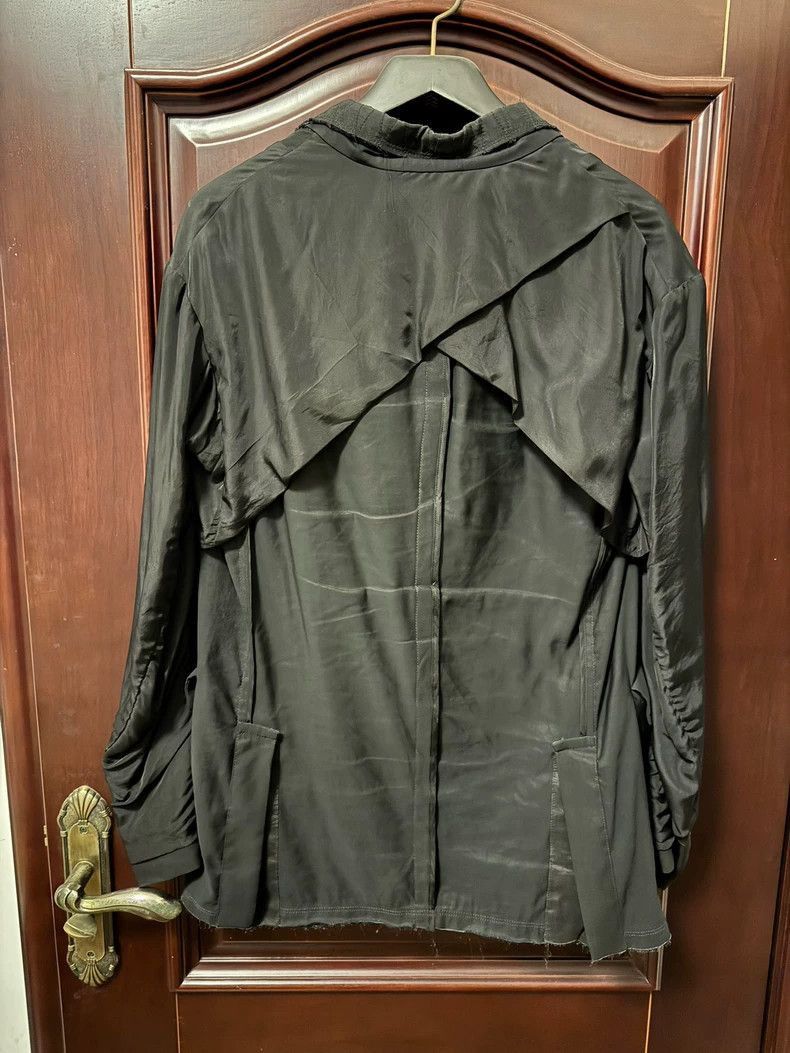 Ziggy Chen Ziggy Chen Ziggy Chen Black Linen Blend Jacket-2507 Size US XL / EU 56 / 4 - 2 Thumbnail