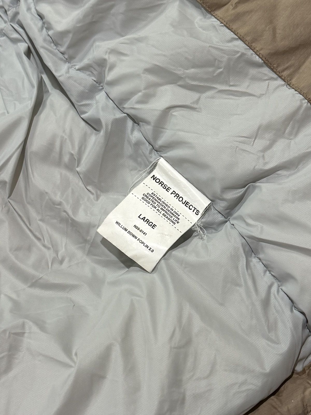 Norse Projects Norse Project Willum Down Poplin 2.0 Size US L / EU 52-54 / 3 - 9 Thumbnail