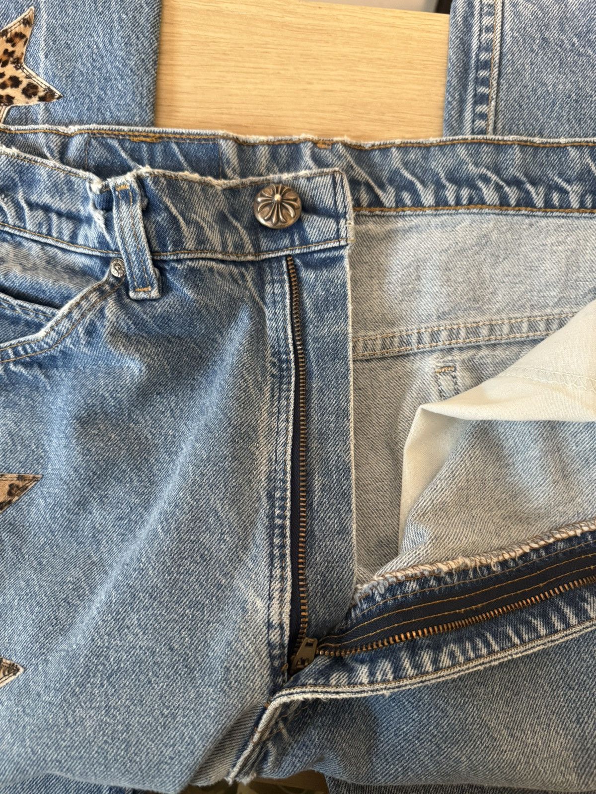 Chrome Hearts Chrome Hearts Cheetah Star Patch Levis Size US 36 / EU 52 - 15 Thumbnail