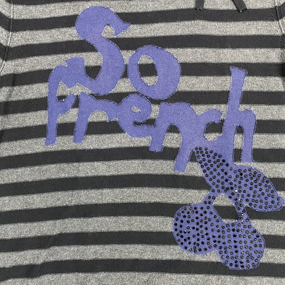Sonia Rykiel 2000s Sonia Rykiel So French Stripe Ifsixwasnine Goa Lgb Tee Size US S / EU 44-46 / 1 - 4 Thumbnail