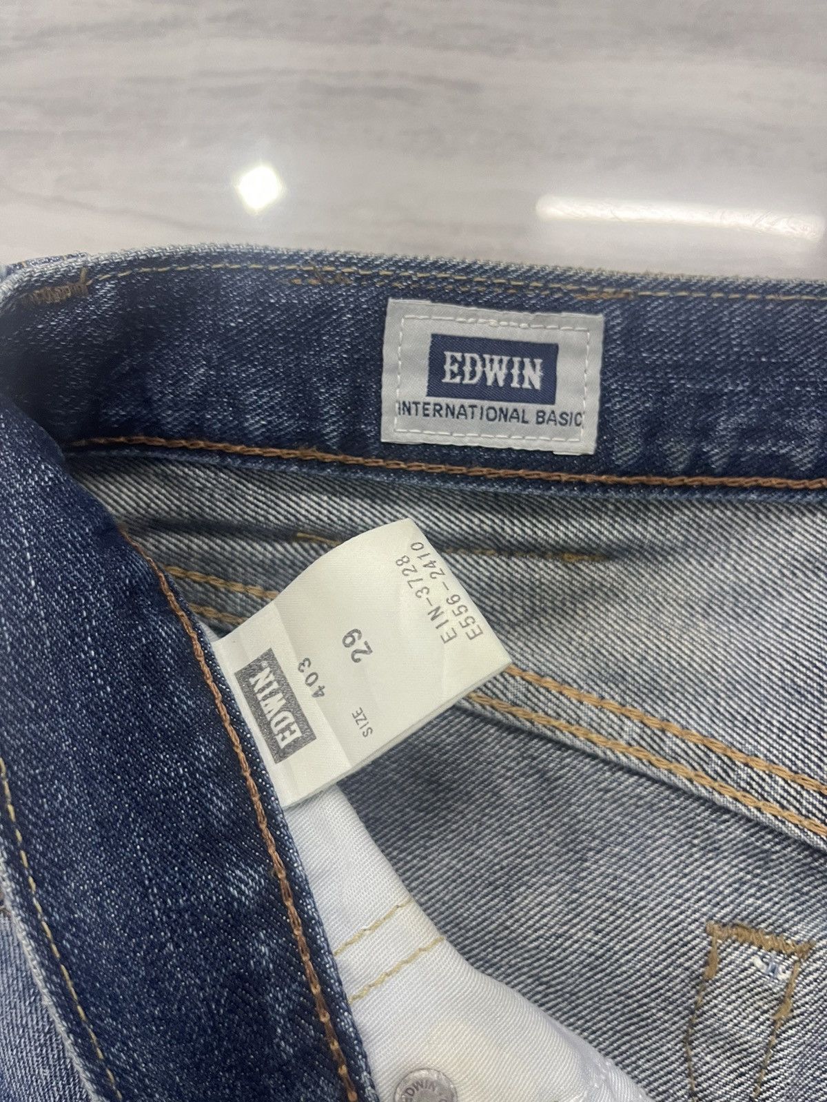 Edwin Vintage Edwin Jeans streetwear Size US 29 - 15 Thumbnail