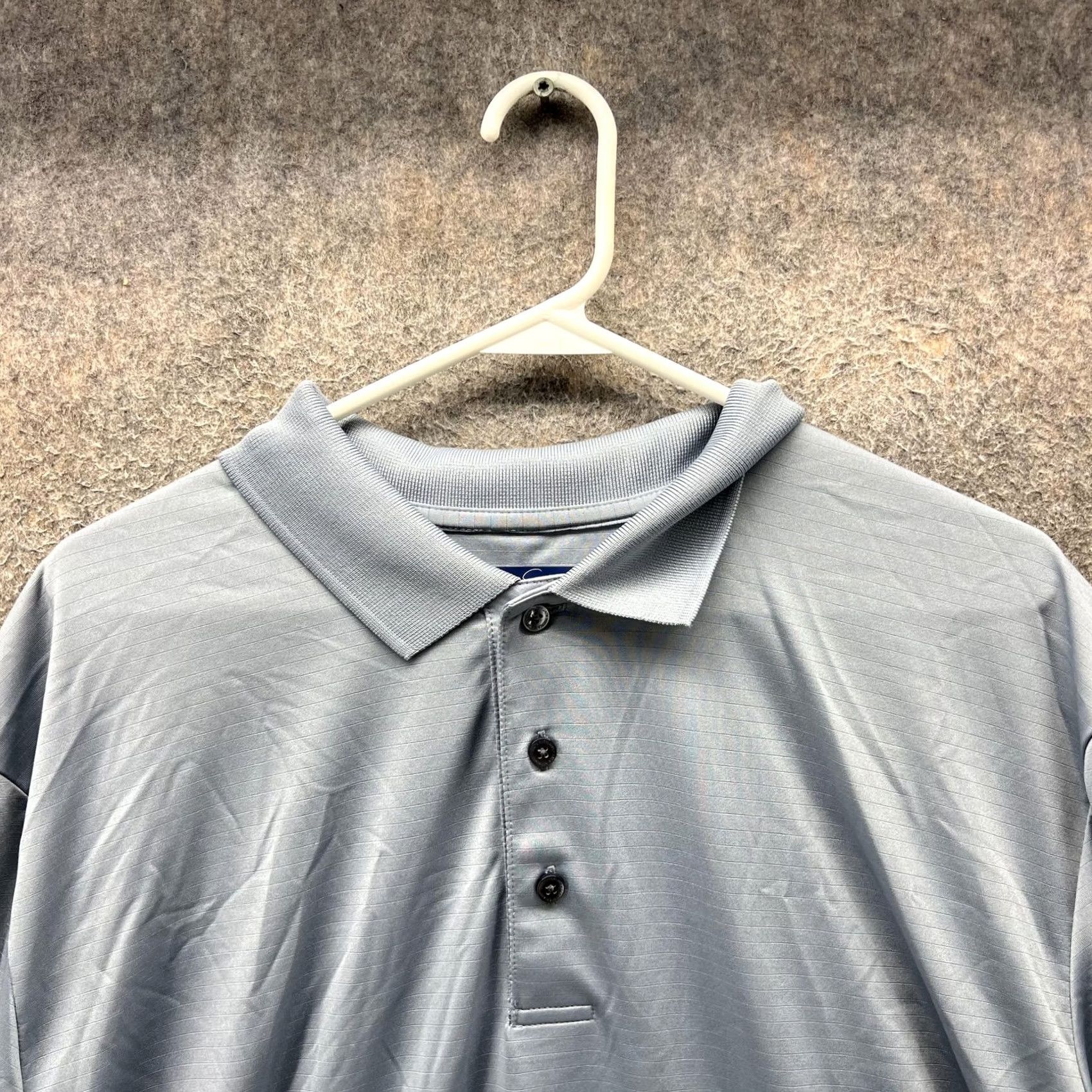 Vintage Jack Nicklaus Polo Shirt Mens XL Gray Performance Golf Short Sleeve Polyester Size US XL / EU 56 / 4 - 7 Thumbnail
