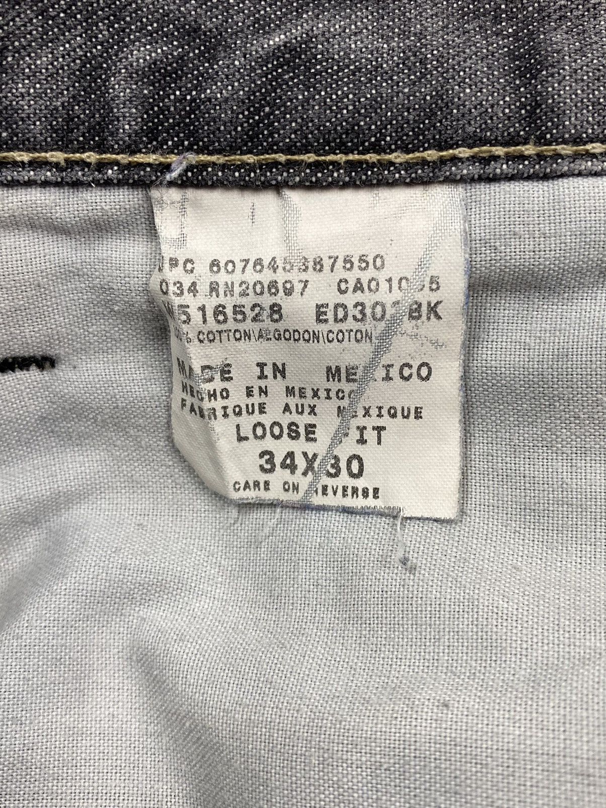 Dickies Dickies Loose Fit Washed Grey Carpenter Denim Pants 34X30 Size US 34 / EU 50 - 16 Thumbnail
