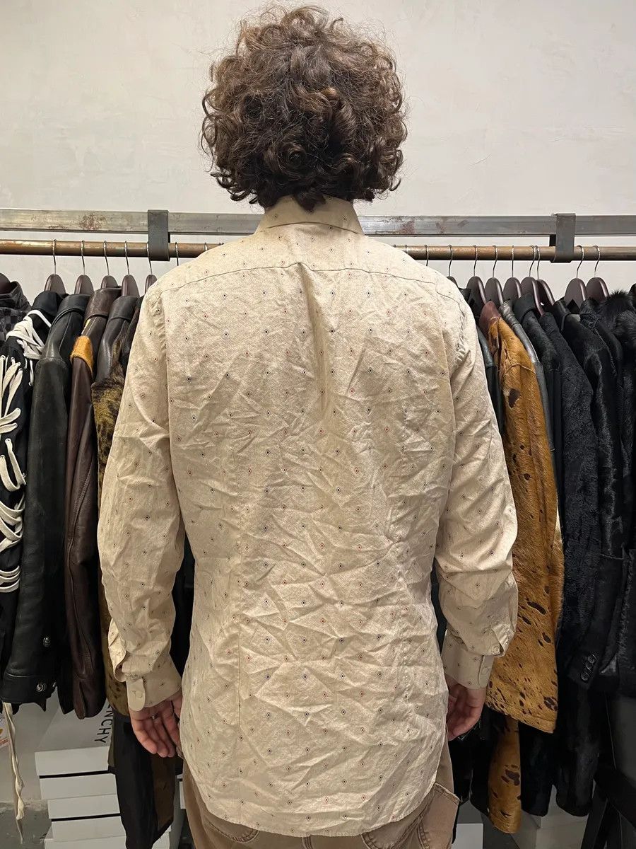 Prada × Vintage SS2017 Prada Contemporary Beige Logo Shirt Size US M / EU 48-50 / 2 - 3 Thumbnail