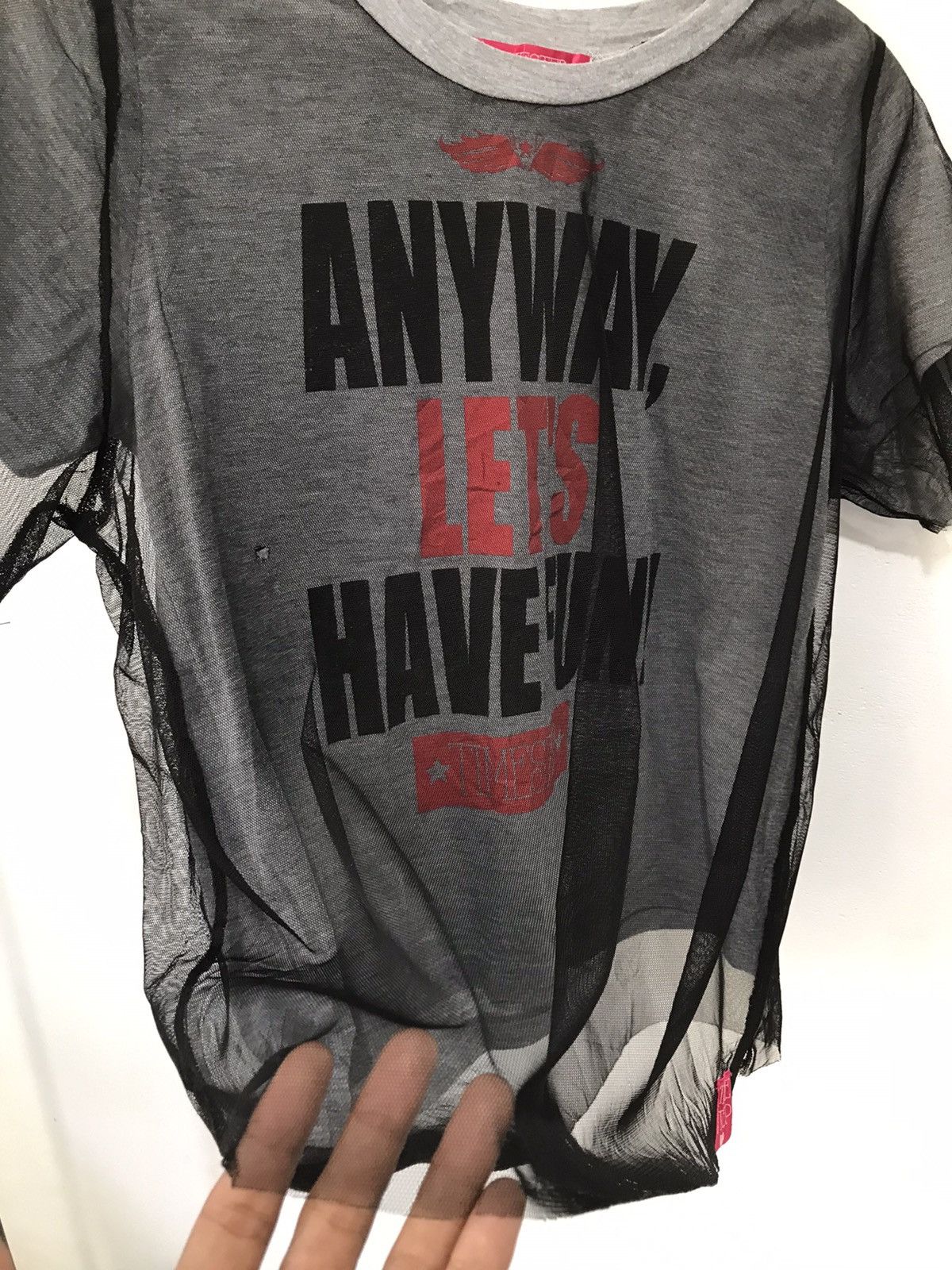 Japanese Brand Japanese Poem Anyway Lets Have Fun Double layer tshirt Size L / US 10 / IT 46 - 3 Thumbnail