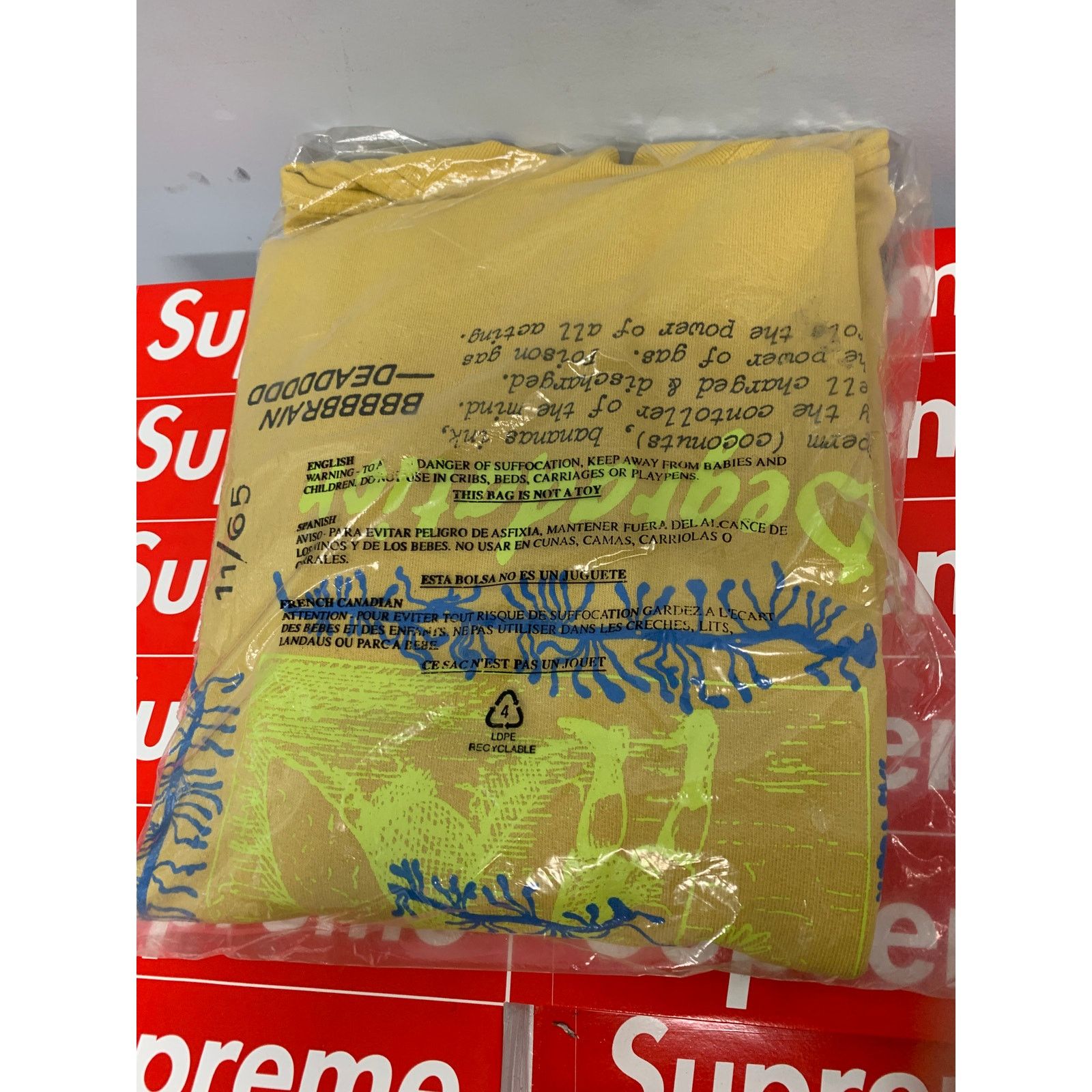 Brain Dead Brain Dead Degradation Crewneck Mustard Size XLarge NEW Size US XL / EU 56 / 4 - 3 Thumbnail