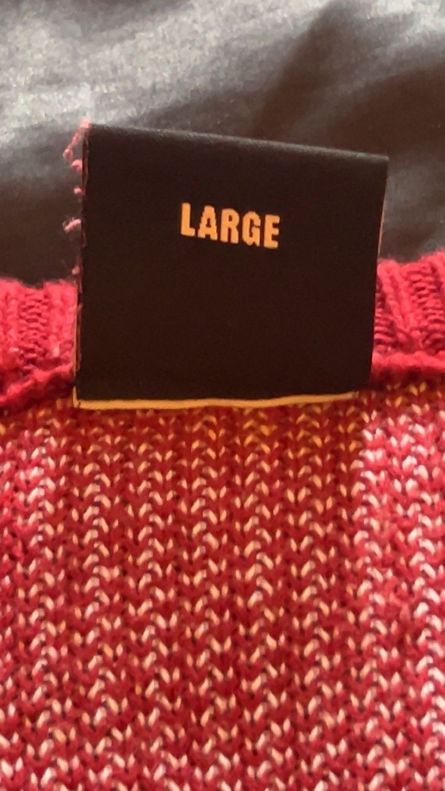 Revenge Revenge Red Goliath Sweater Large Lightly Used Size US L / EU 52-54 / 3 - 3 Thumbnail