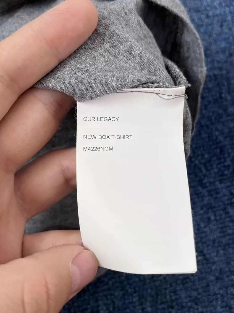 Our Legacy Our Legacy24SS New Box T-SHIRT Classic Cotton Loose Short-s Size US M / EU 48-50 / 2 - 5 Thumbnail