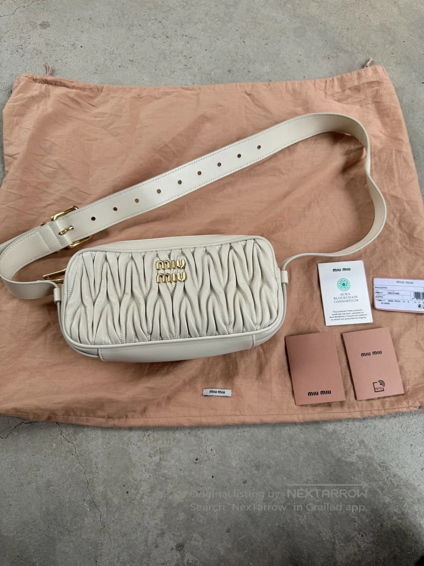 Miu Miu SS99 Holster chest crossbody bag archive rare Prada vest