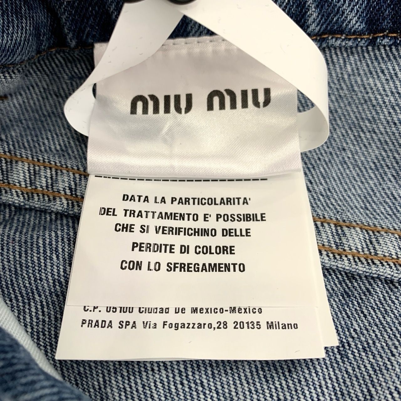Miu Miu MiuMiu Icons High-Waisted Blue Denim Jeans Womens Size 30" / US 8 / IT 44 - 7 Thumbnail