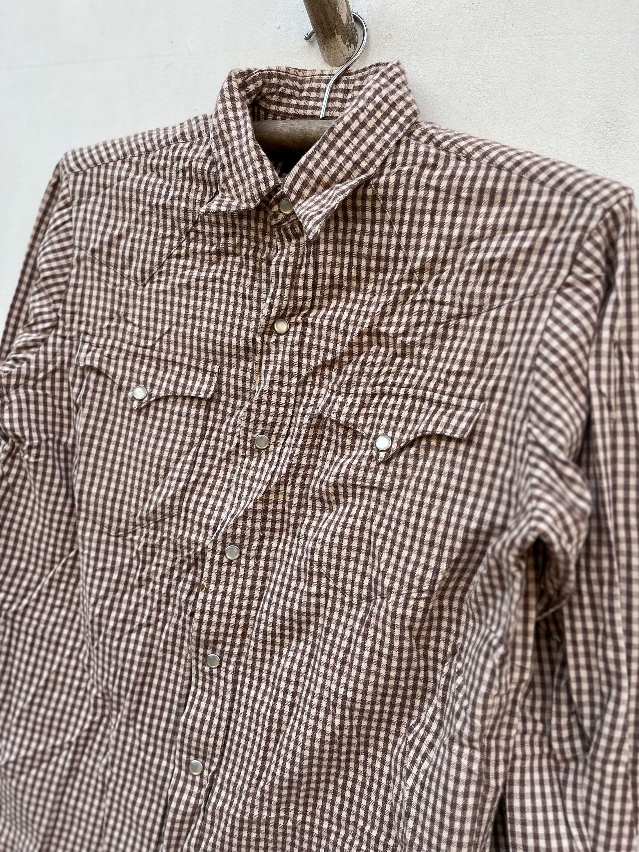 RRL Ralph Lauren Double RL Long Sleeve Pearl Snap Western Shirt Size US S / EU 44-46 / 1 - 2 Thumbnail