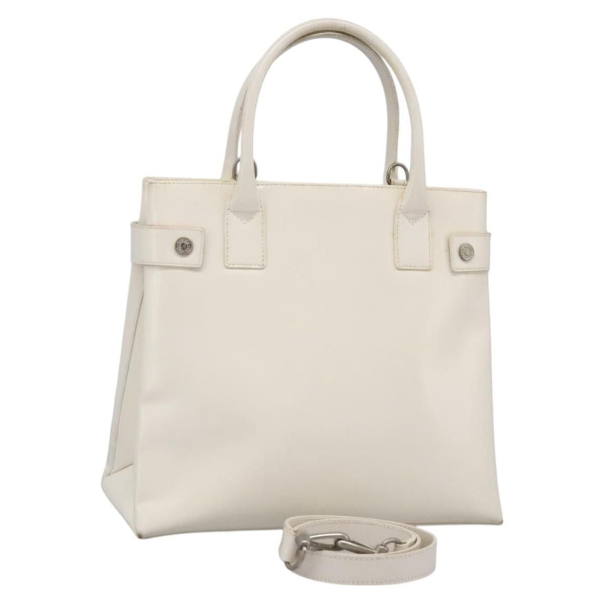 Gucci GUCCI Hand Bag Enamel White Size ONE SIZE - 1 Thumbnail