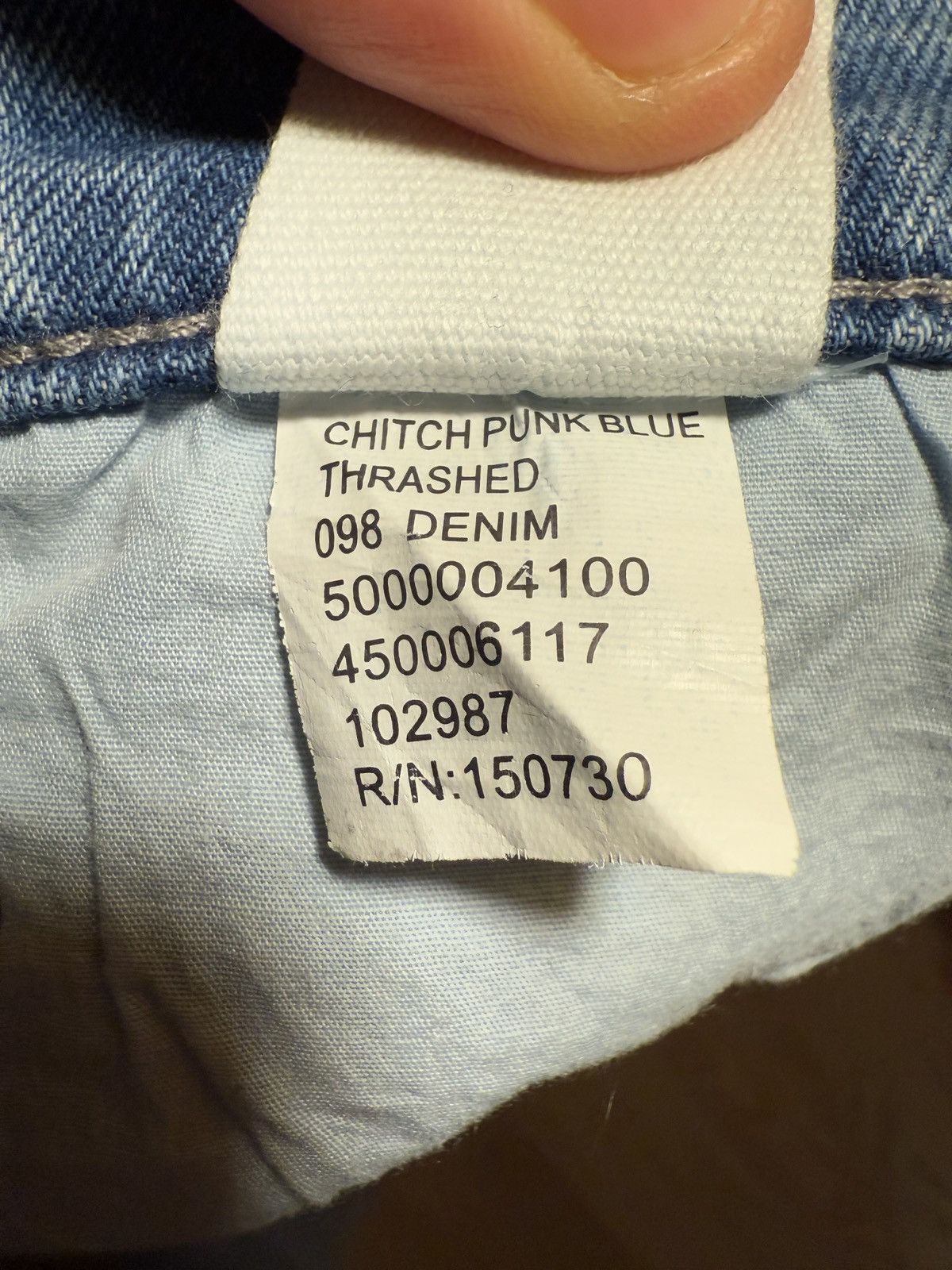 Ksubi Ksubi Chitch Punk Blue Thrashed Jean Size US 32 / EU 48 - 6 Thumbnail