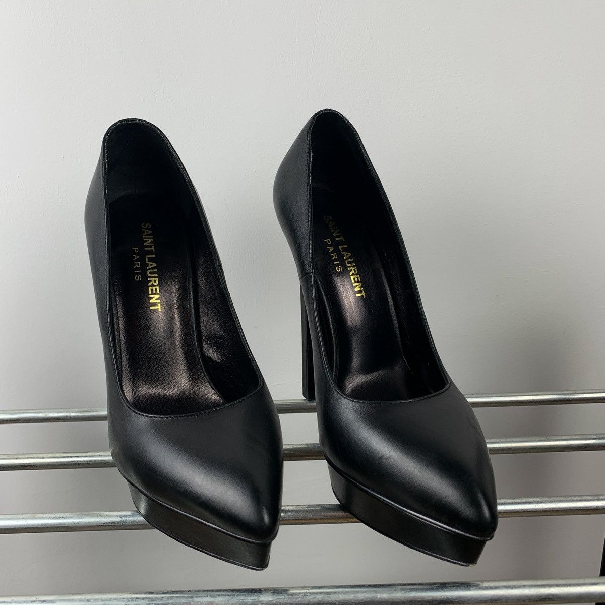 Saint Laurent Paris Saint Laurent Paris Black Heels Pumps Size US 6 / IT 36 - 2 Thumbnail