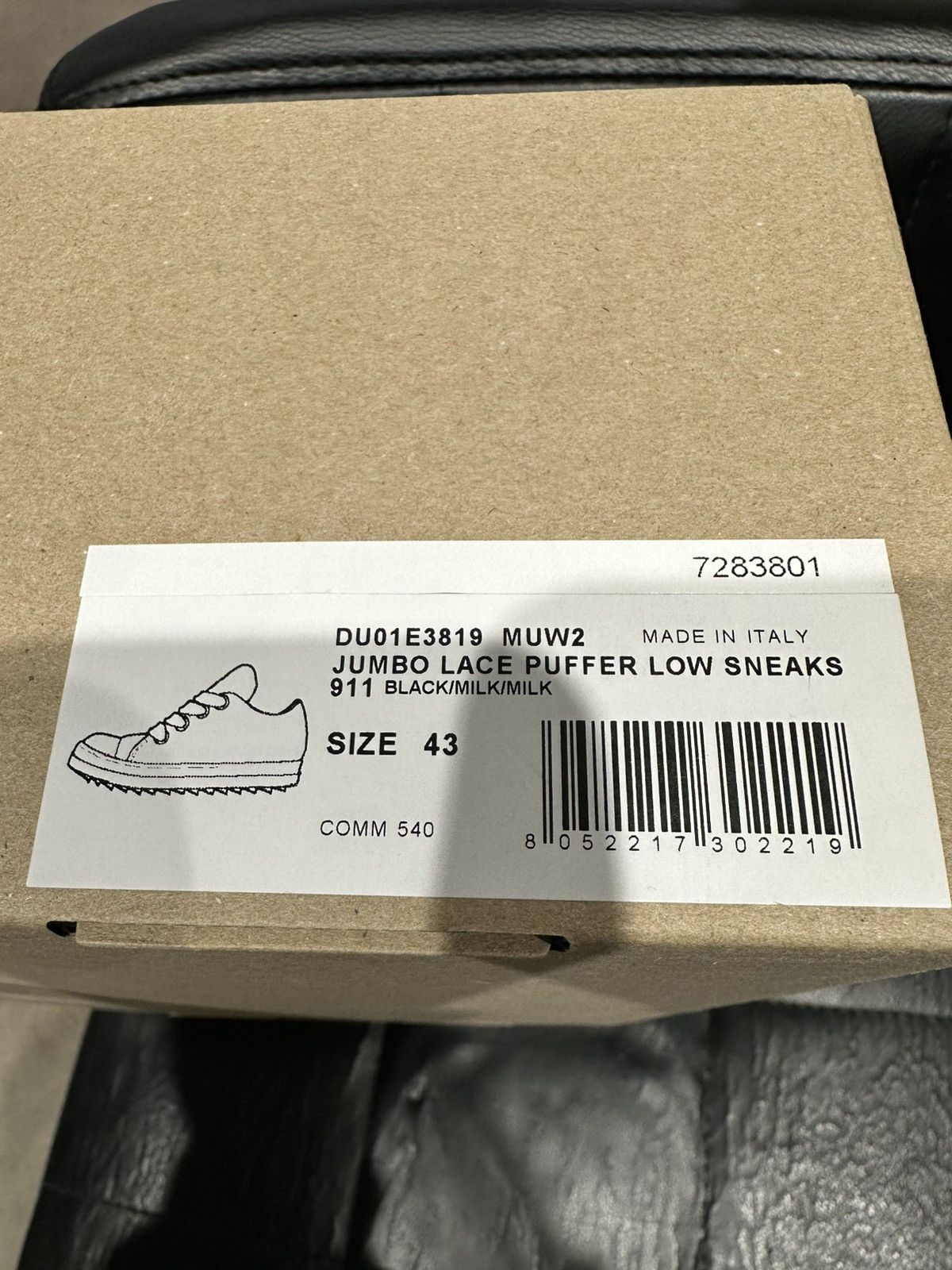 Rick Owens Drkshdw DRKSHDW JUMBO LACE NYLON Size US 10 / EU 43 - 7 Thumbnail