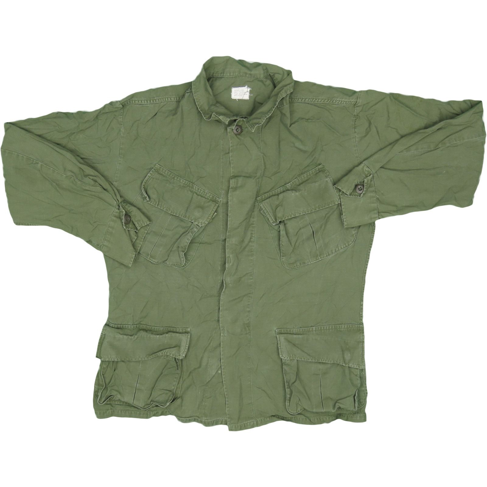 Vintage 60s Poplin Jungle Jacket XS