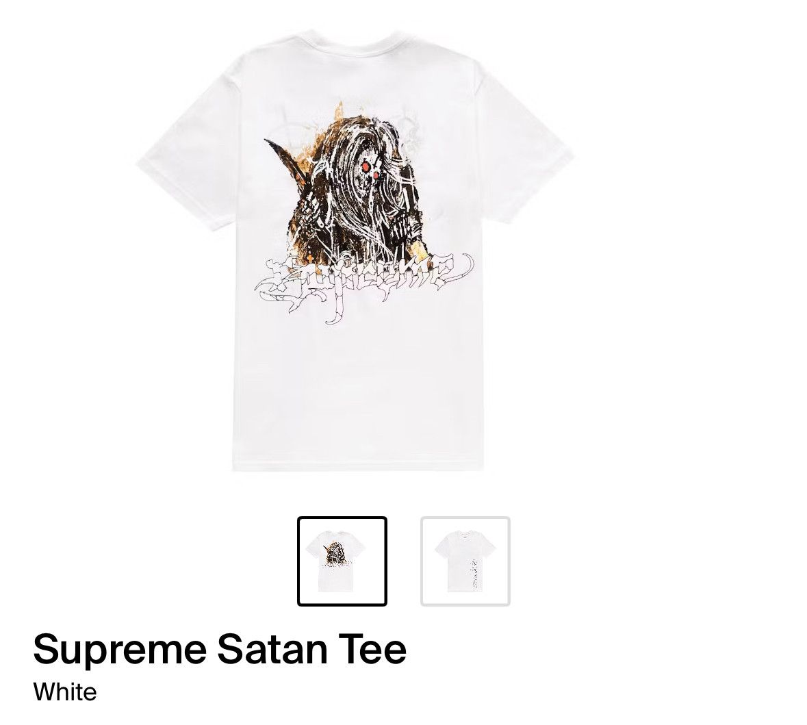 Supreme Satan Tee Size US M / EU 48-50 / 2 - 1 Thumbnail