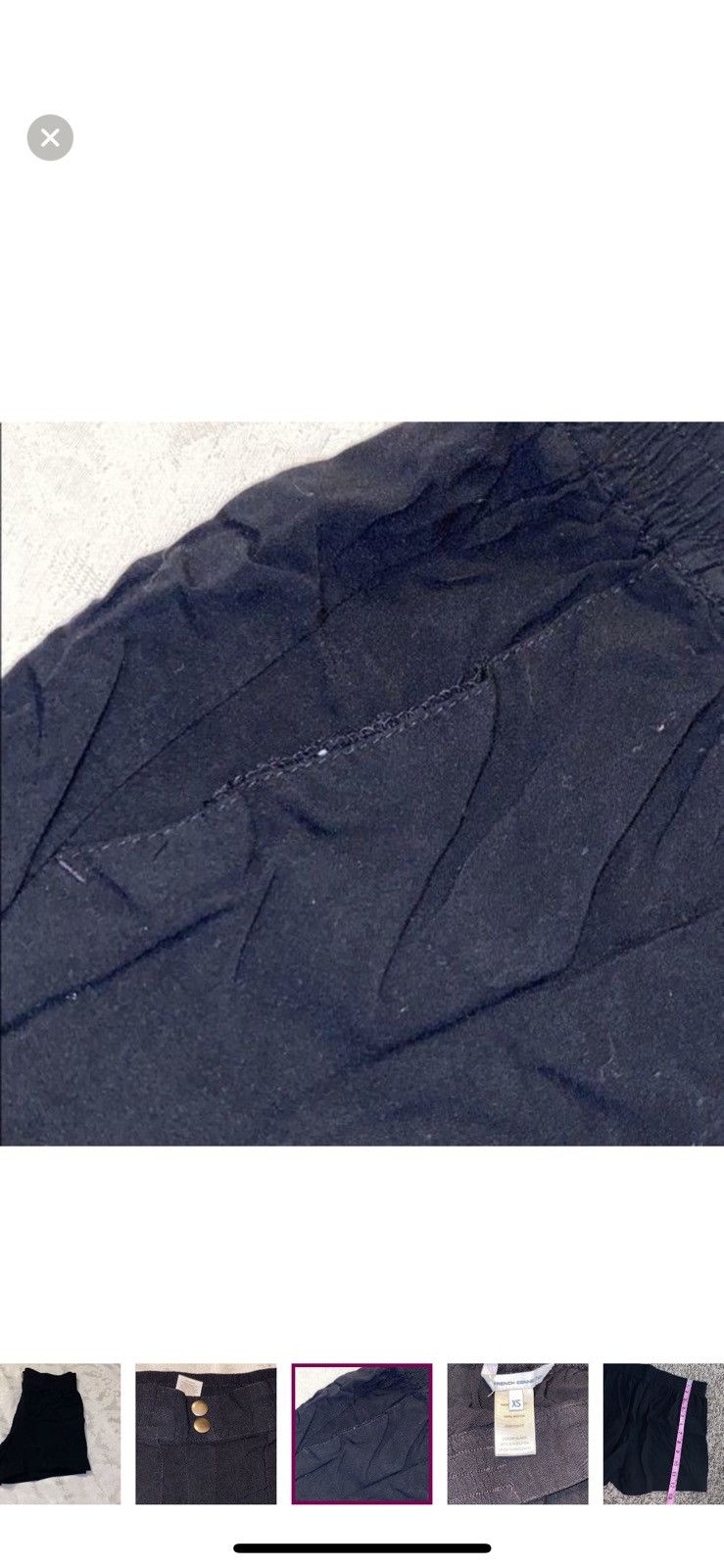 French Connection French connection XS pull on black shorts Size 25" / US 0 / IT 36 - 5 Thumbnail