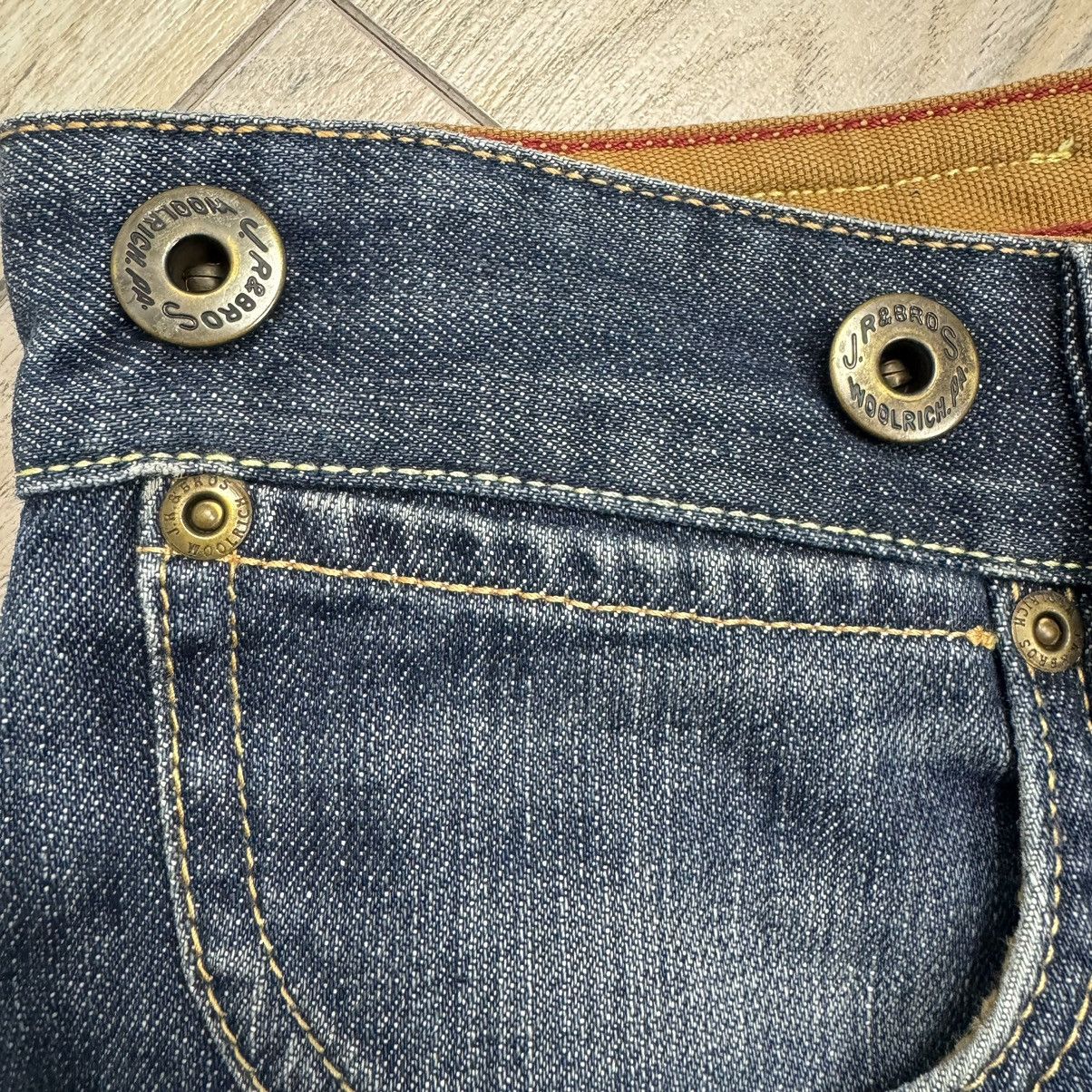 Vintage Rare Vintage Woolrich Outdoor Essential Blue Denim Jeans Size US 31 - 10 Thumbnail