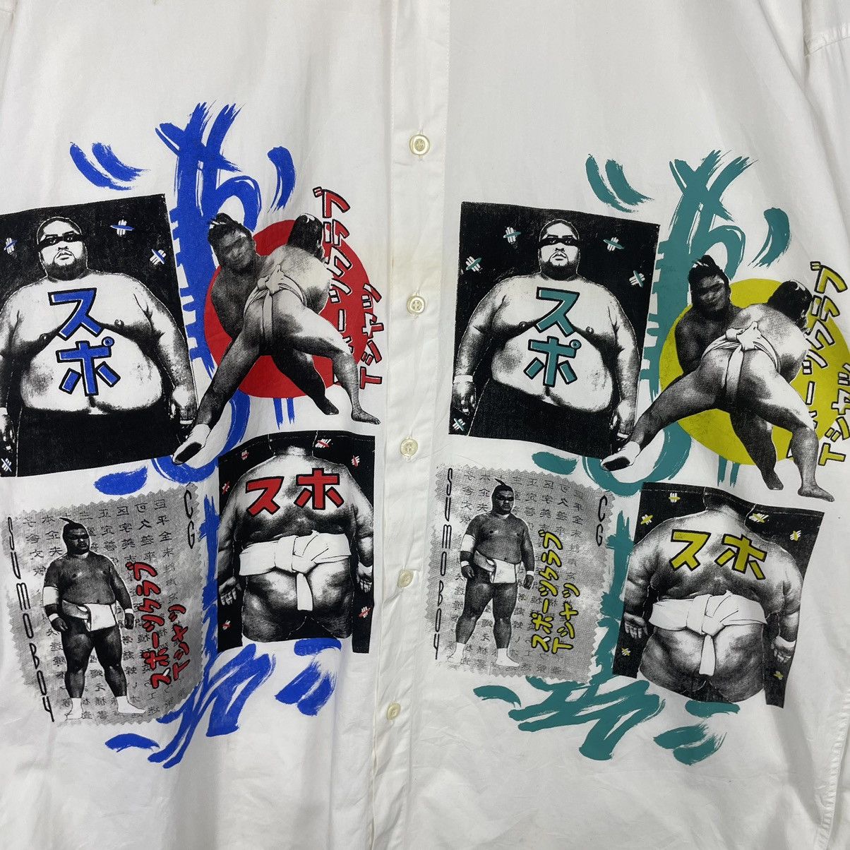 Calugi e Gianelli ARCHICE💥 CALUGI E GIANNELLI SUMO VINTAGE SHIRT Size US XL / EU 56 / 4 - 5 Thumbnail