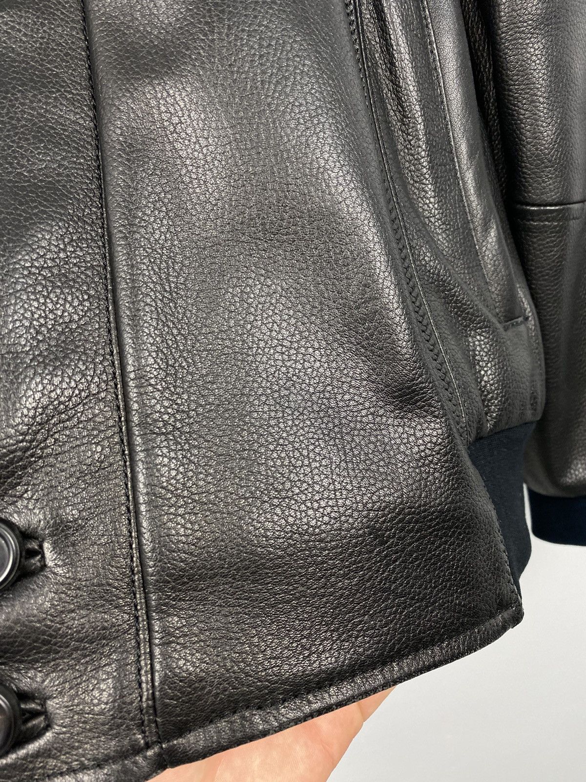 Hugo Boss Kapraun Lamm Nappa Leather Jacket Luxury Size US L / EU 52-54 / 3 - 4 Thumbnail