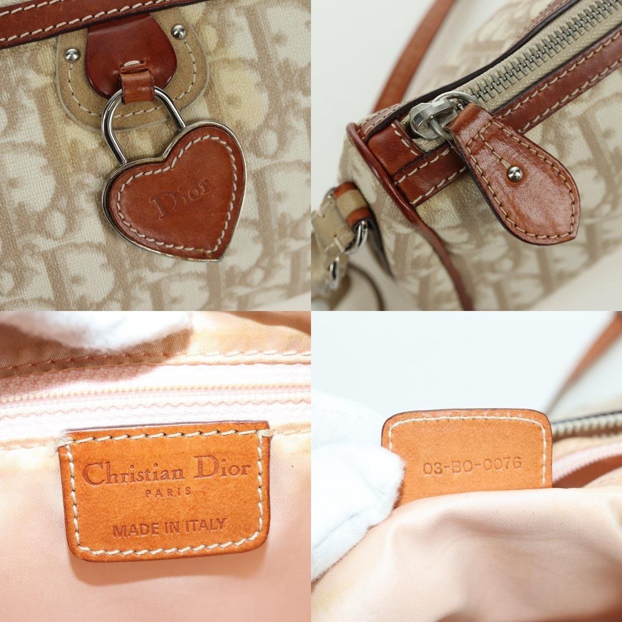 Dior Dior Trotter Romantic Shoulder Bag Ivory Size ONE SIZE - 12 Thumbnail