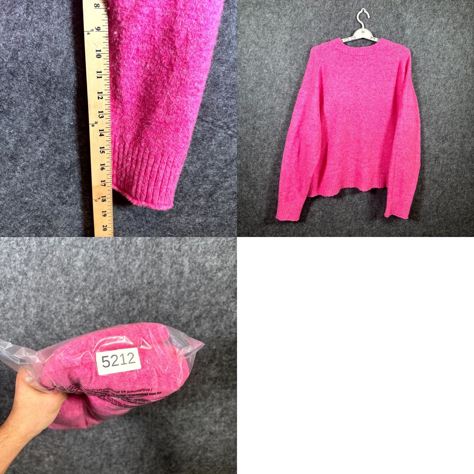 American Eagle Outfitters American Eagle Outfitters Sweater Womens XL Pink Polyester Winter Preppy Stretch Size XL / US 12-14 / IT 48-50 - 8 Thumbnail