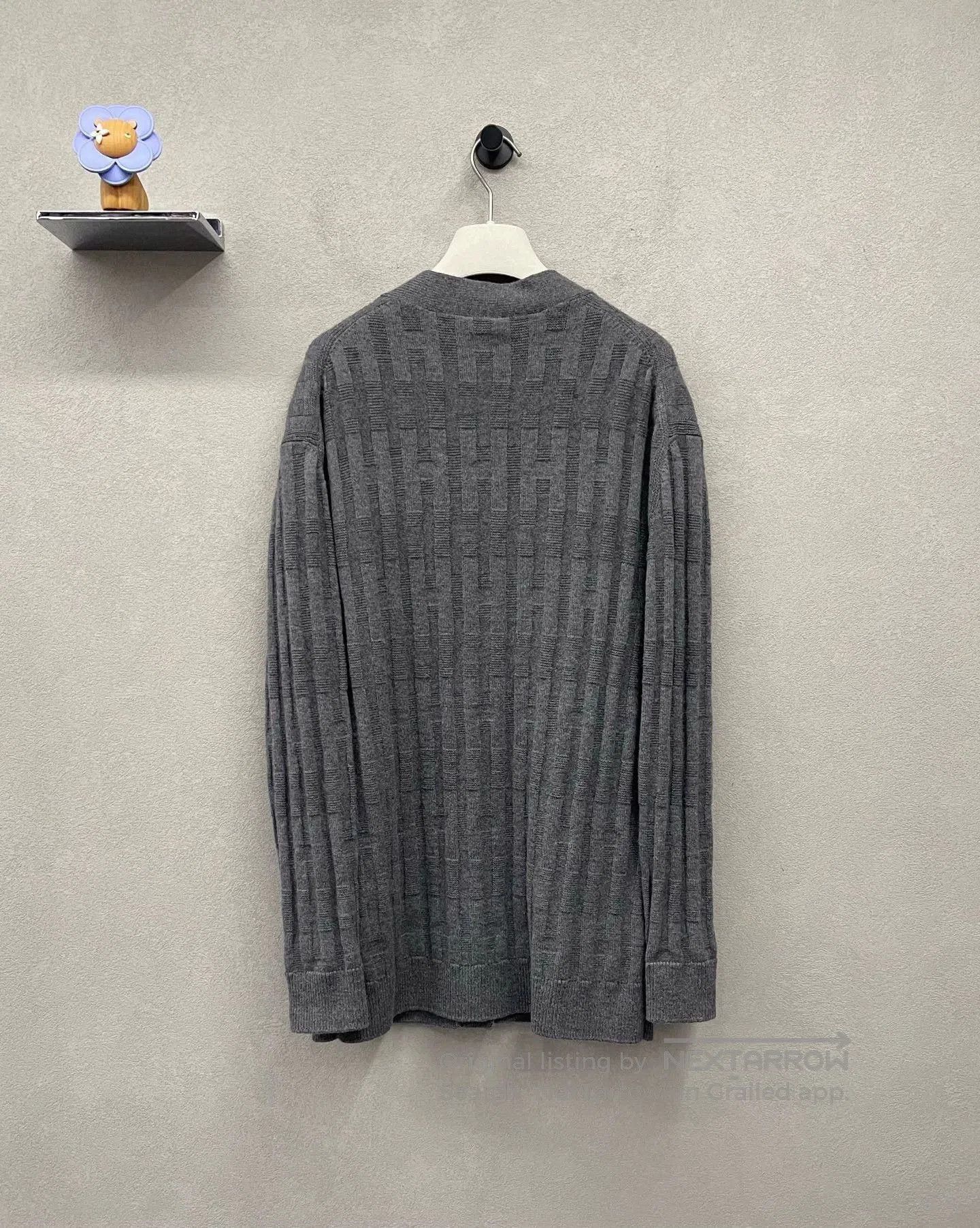 Hermes Hermes Gray Wool Cardigan. Size US S / EU 44-46 / 1 - 2 Thumbnail