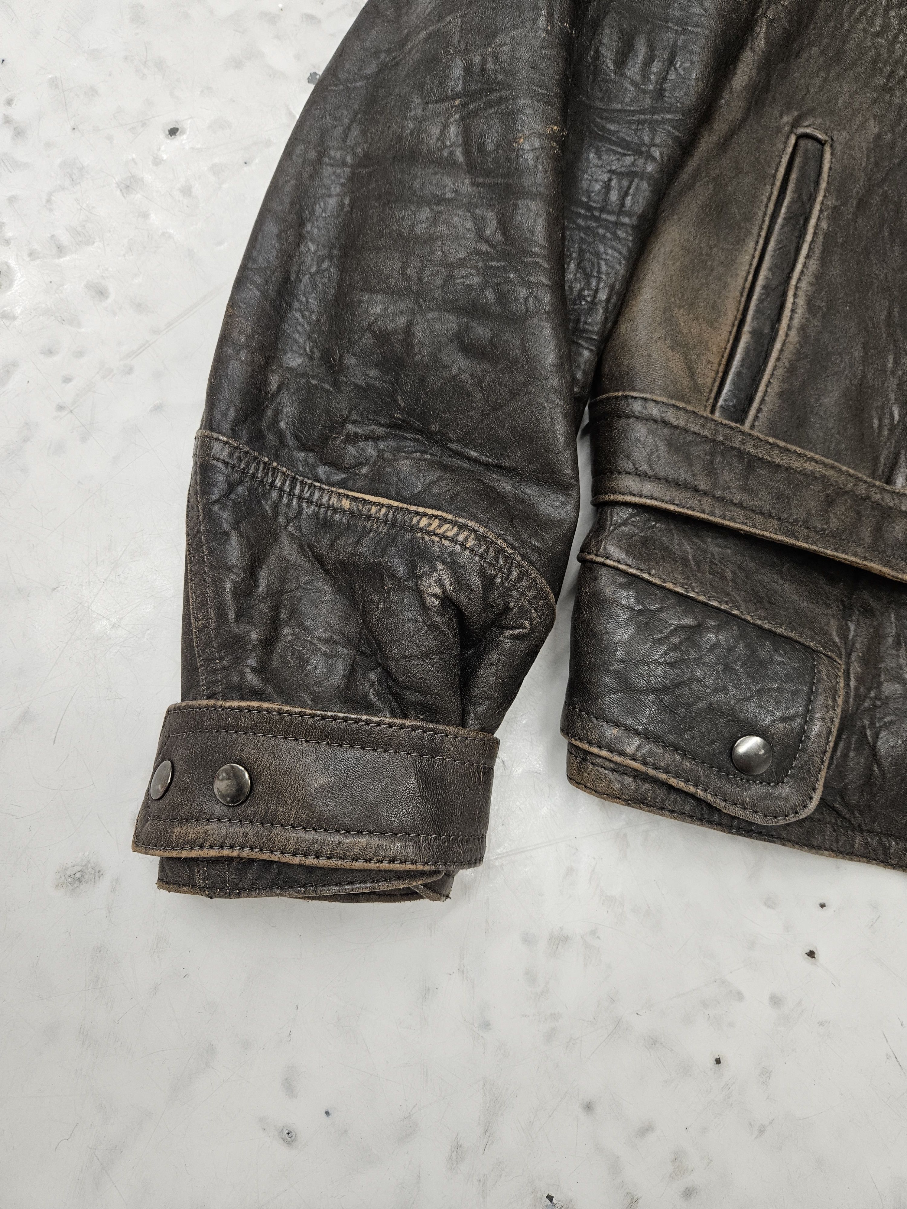 Genuine Leather Vintage Hein Gericke leather biker jacket Size US L / EU 52-54 / 3 - 8 Thumbnail