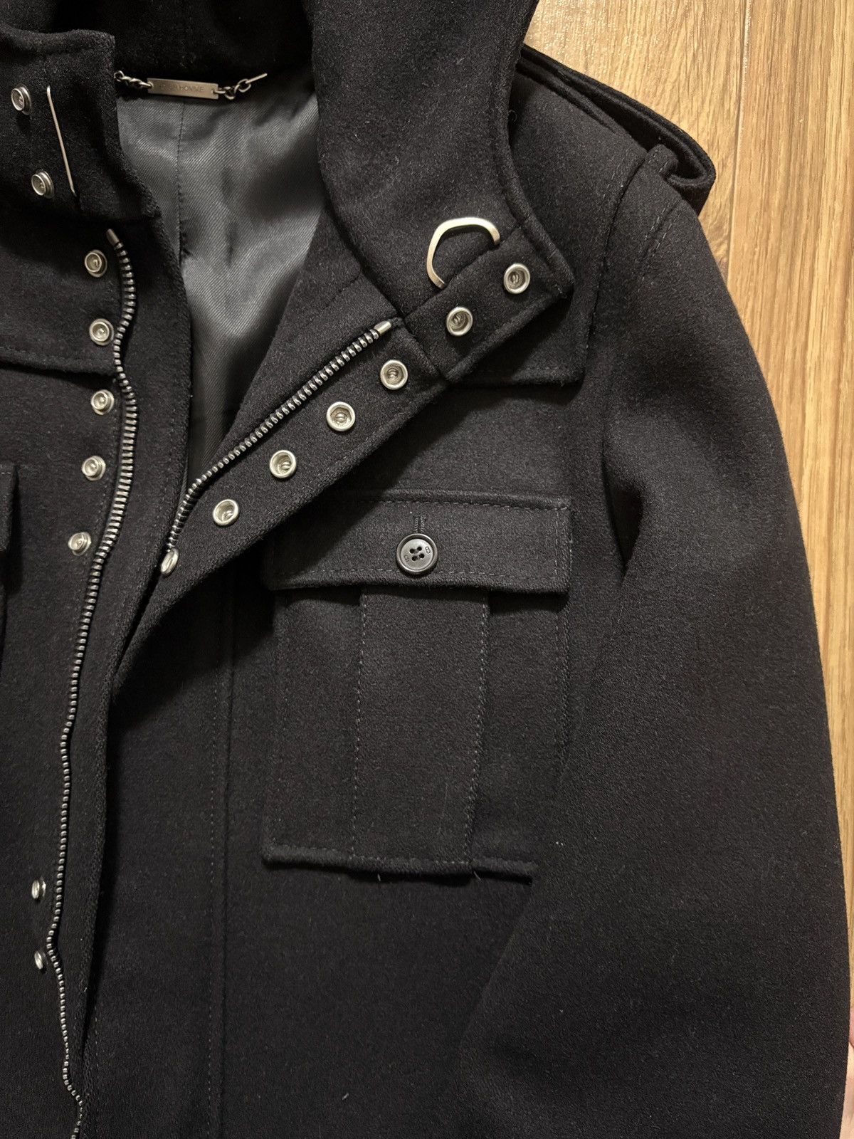 Hedi Slimane Dior Homme AW2004 M-65 Military Wool Jacket Size US S / EU 44-46 / 1 - 5 Thumbnail