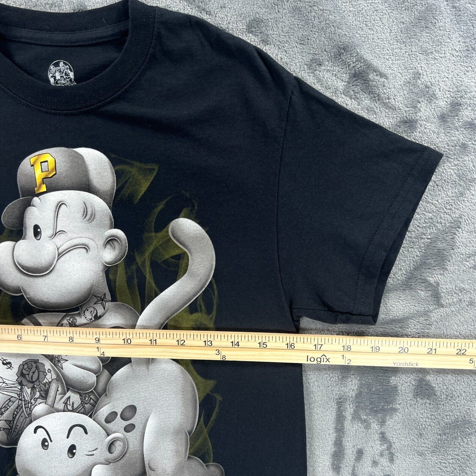 Other Vintage Popeye Shirt Men S Black The Sailor Man Poker Rap Ga Size US S / EU 44-46 / 1 - 5 Thumbnail