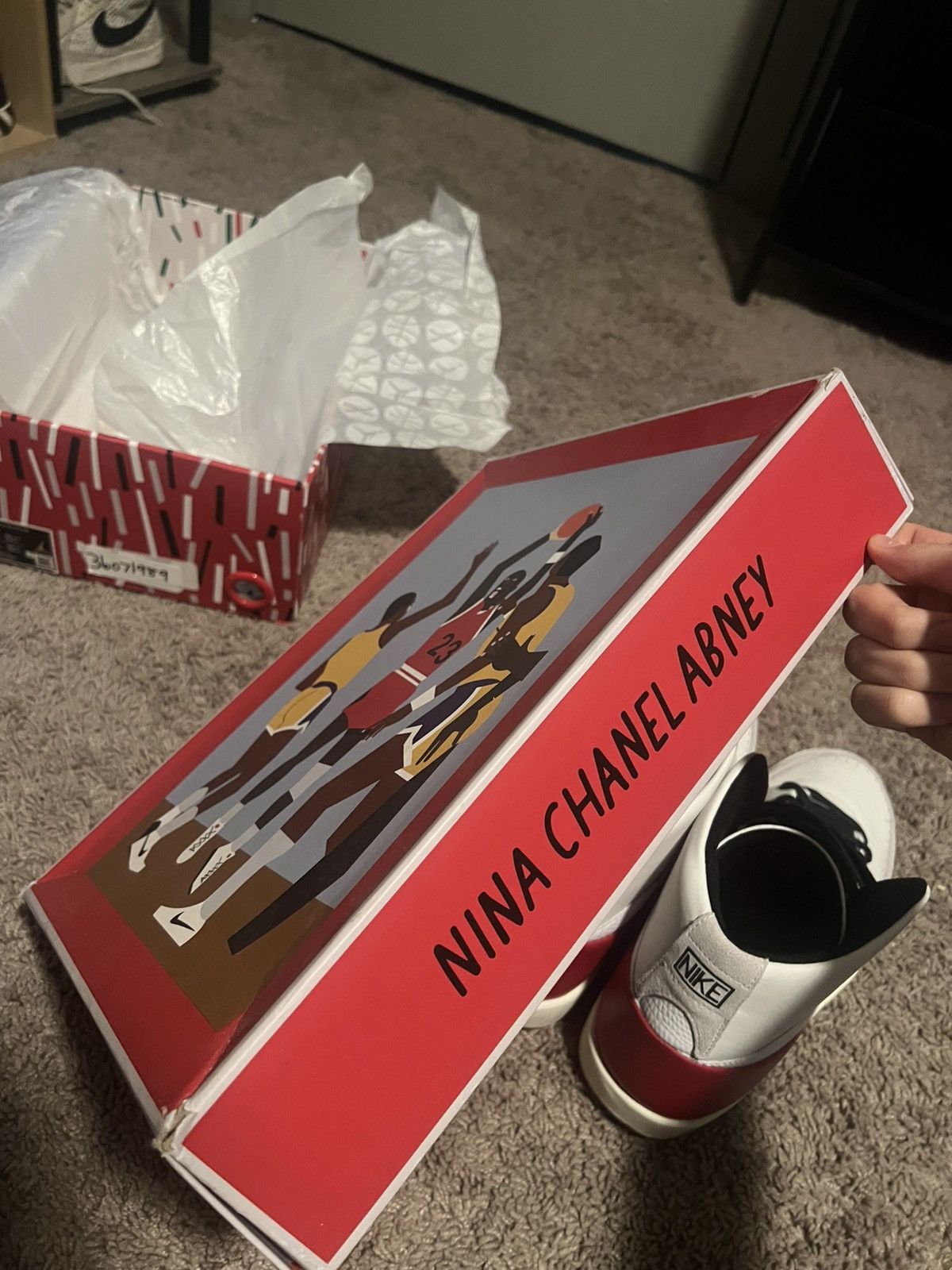 Jordan Brand × Nina Chanel Abney Jordan 2 x Nina Chanel Abney White/Gym Red Size US 11.5 / IT 41.5 - 13 Thumbnail