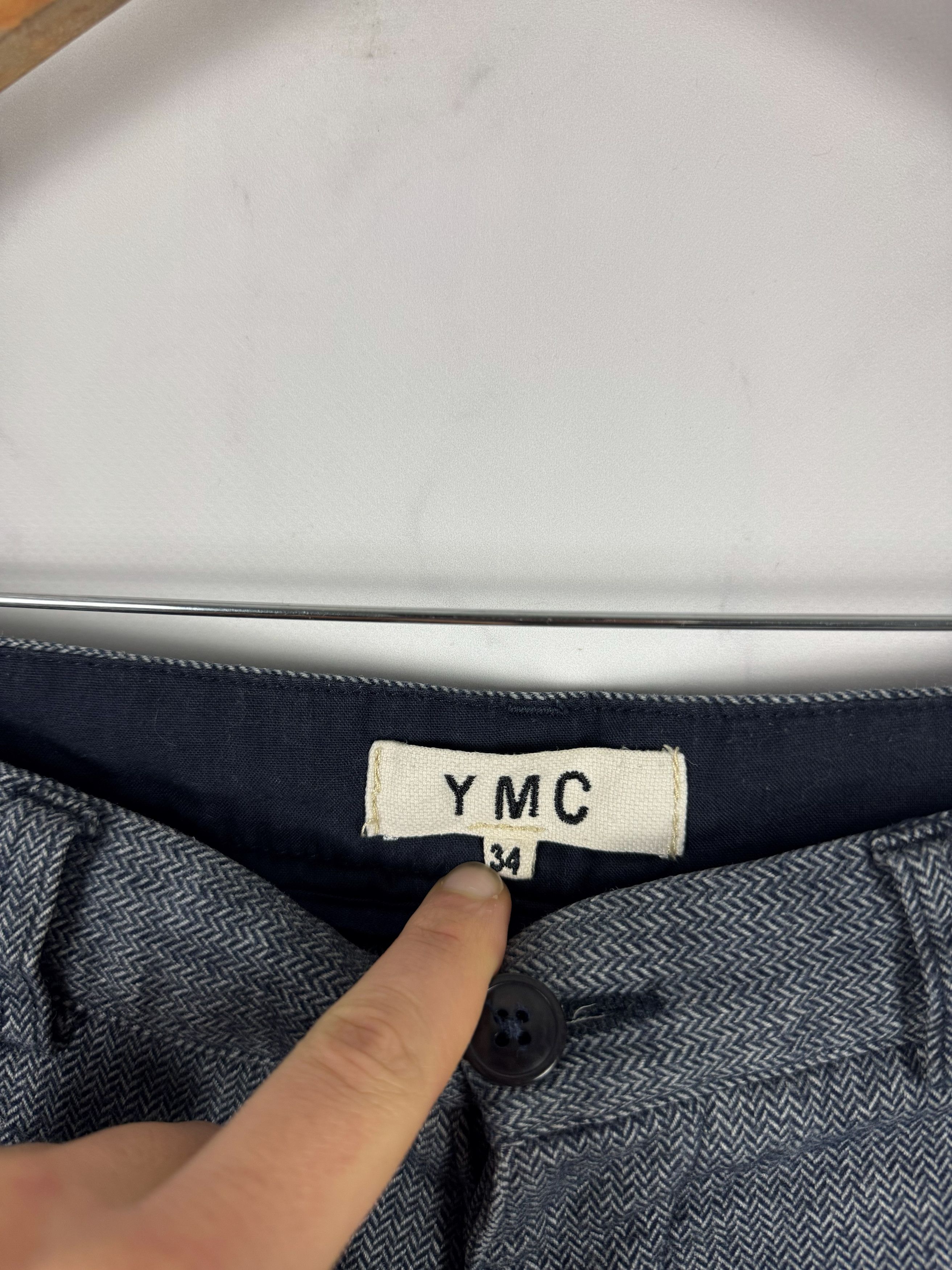 YMC YMC Geometric Pattern Coton Casual Pants Size 34 Size US 34 / EU 50 - 11 Thumbnail