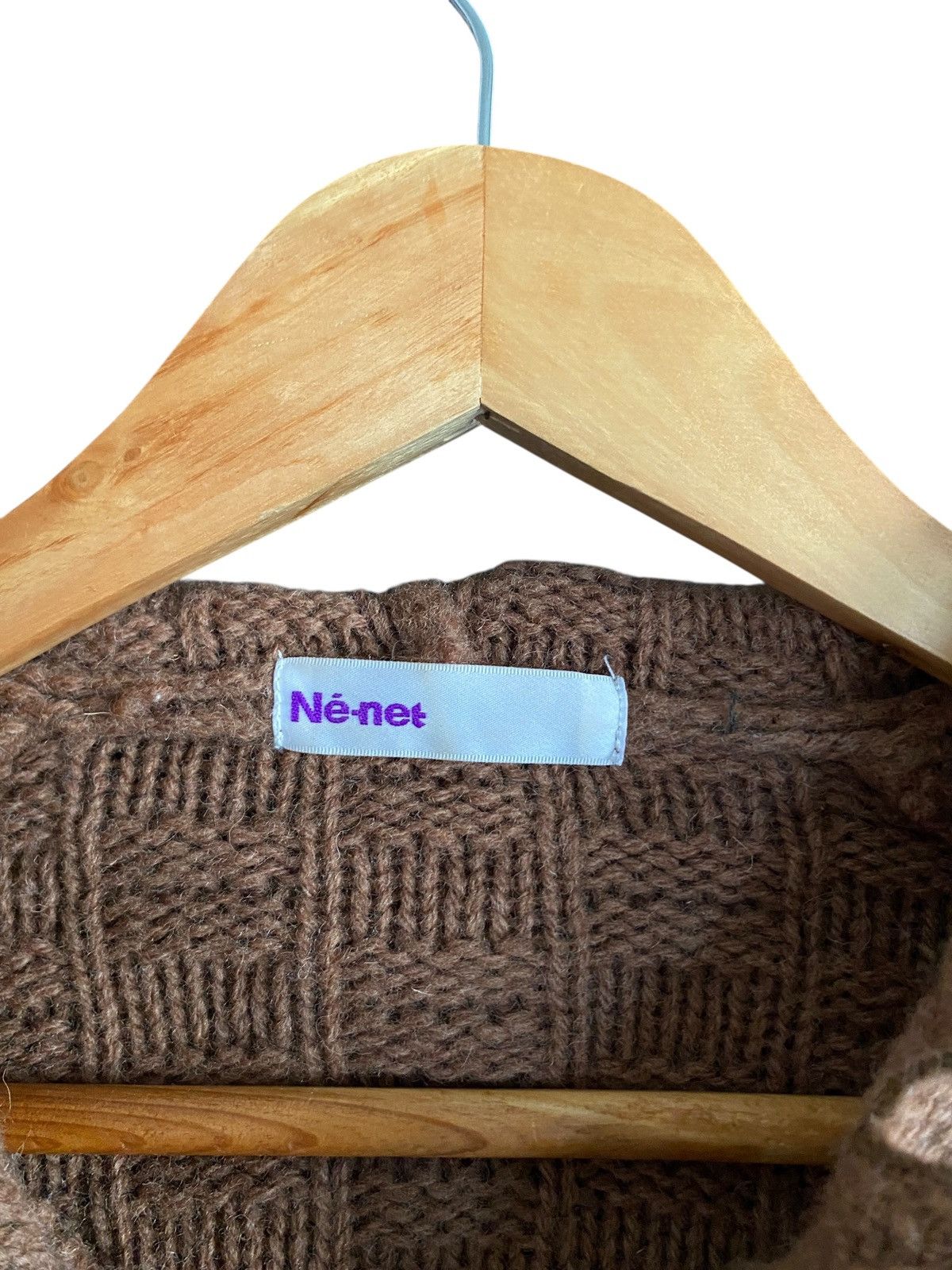 Ne-Net Very Rare Vintage Japanese Brand NeNet Hoodie Knitwear 2000s Size US L / EU 52-54 / 3 - 10 Thumbnail