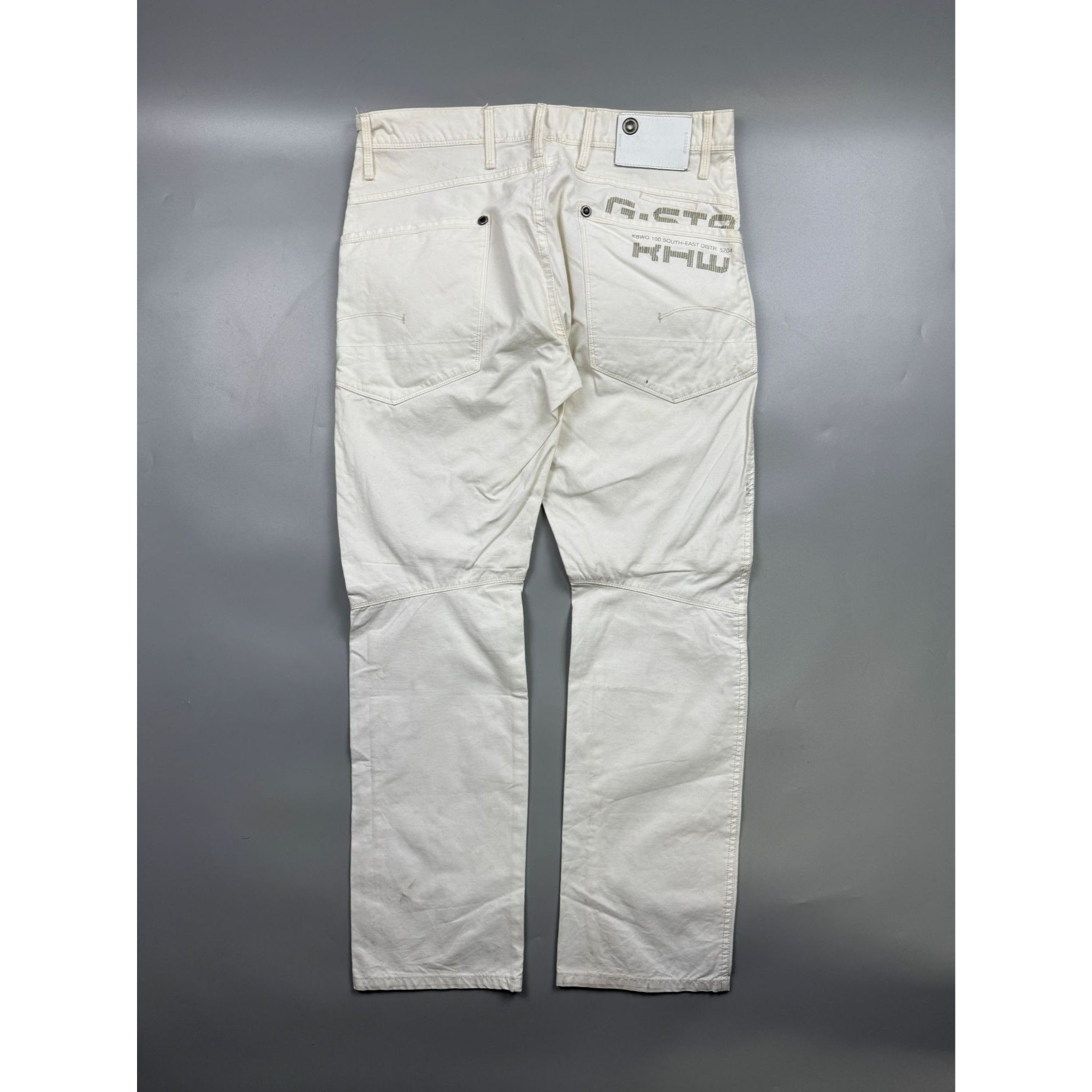 G-Star G-Star RAW White Pants (Y1186) Size US 33 - 14 Thumbnail