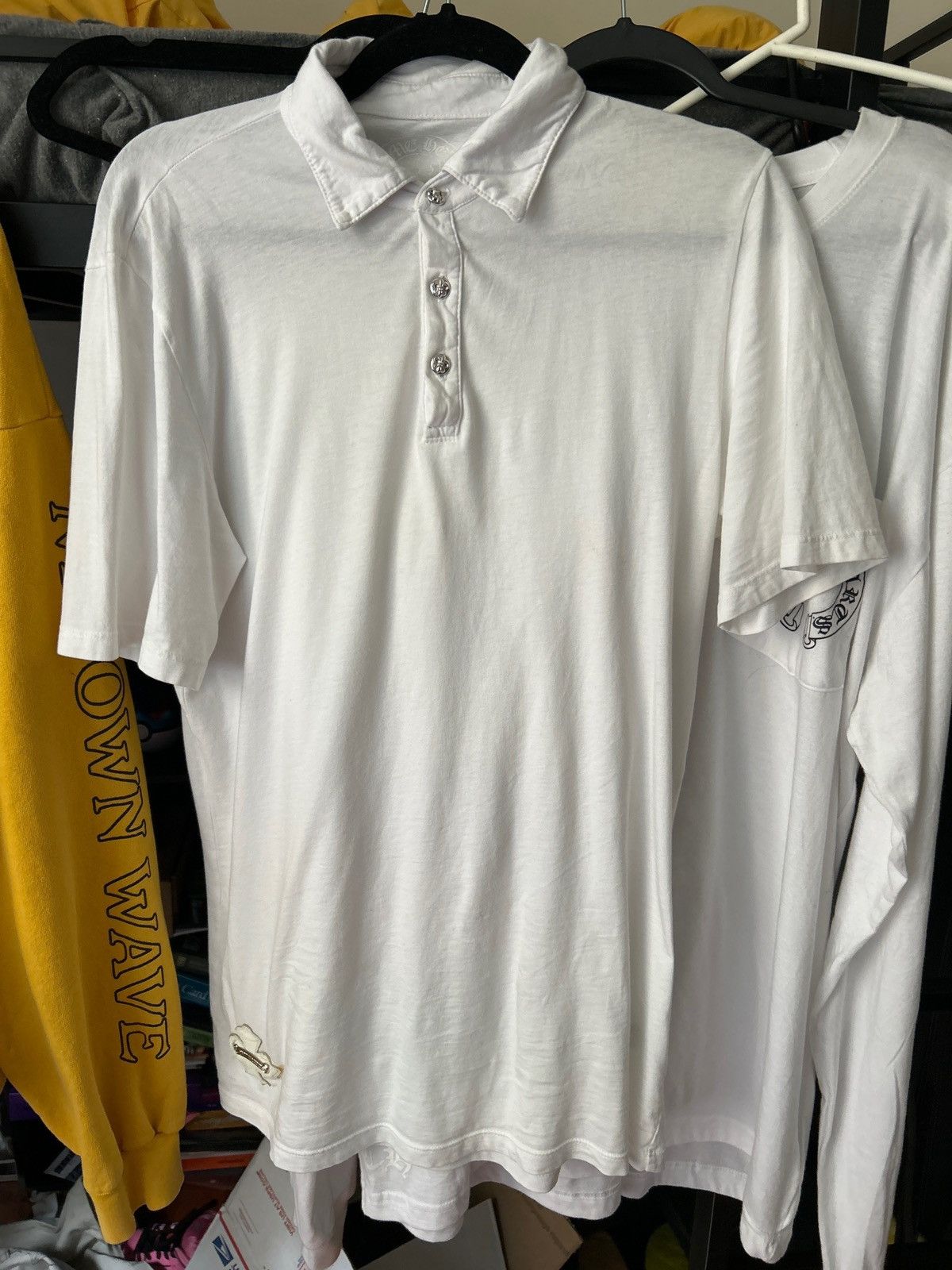 Chrome Hearts Chrome Hearts Button Tee Size US M / EU 48-50 / 2 - 1 Thumbnail