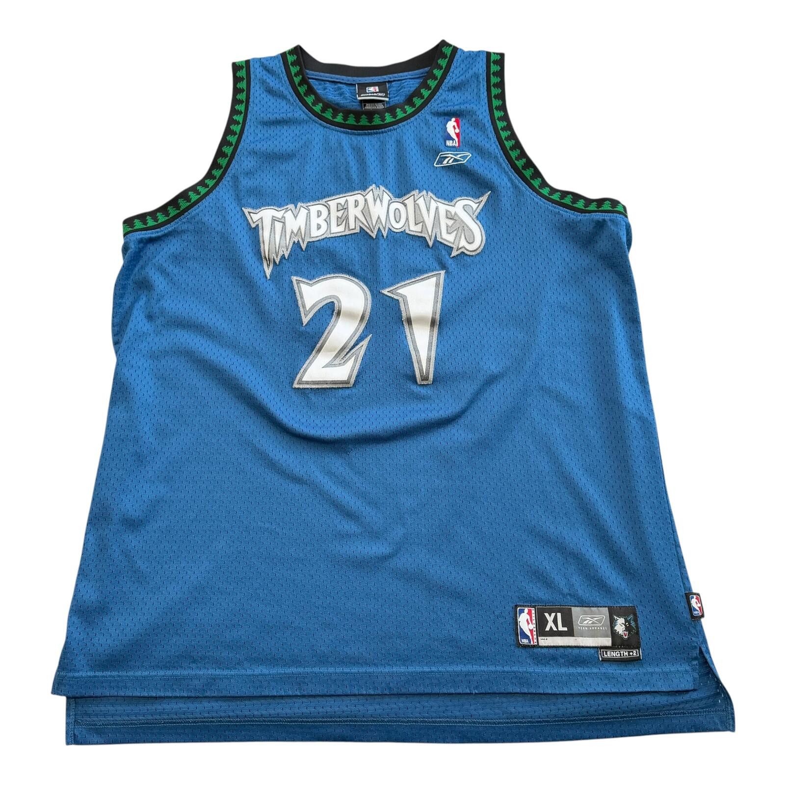 Reebok Reebok NBA Minnesota Timberwolves Jersey #21 Kevin Garnett Size US XL / EU 56 / 4 - 1 Thumbnail