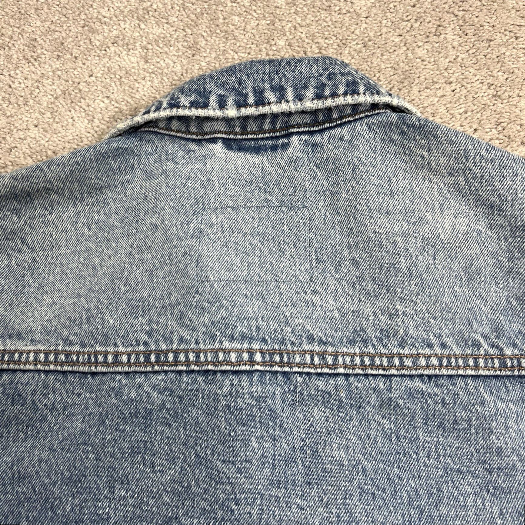 Abercrombie & Fitch Abercrombie & Fitch Denim Jean Jacket Mens Medium Classic Trucker Button Up Workwear Shirt Size US 31 - 6 Thumbnail