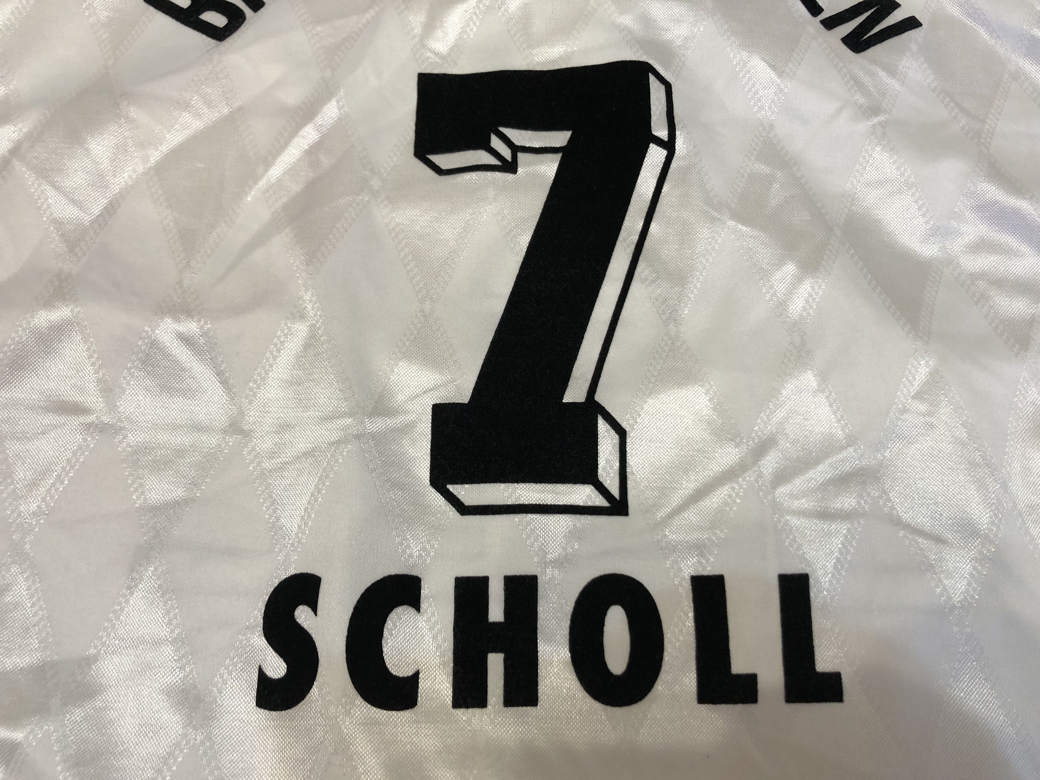 Adidas Bayern Munich Away Football Shirt 1996-1998 Size XL#7 Scholl Size US XL / EU 56 / 4 - 15 Thumbnail