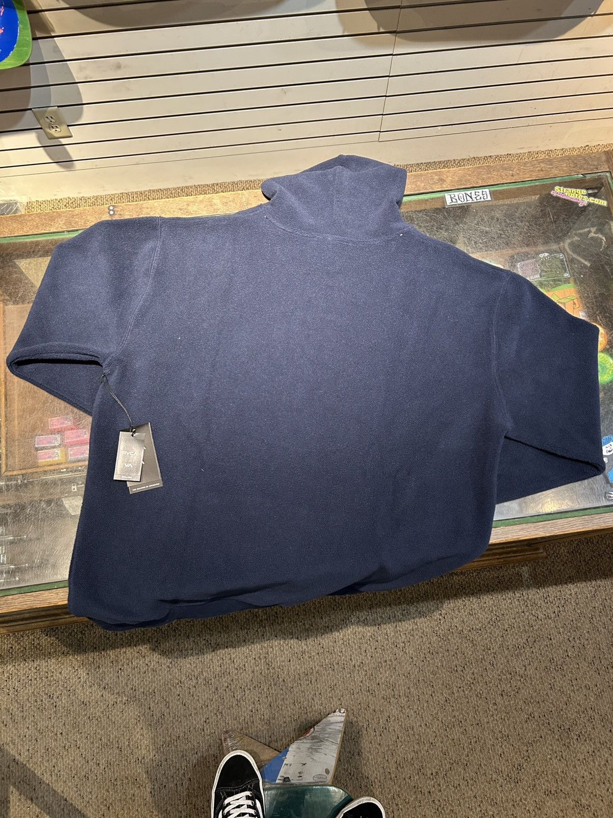 RVCA RVCA Fleece Pullover Hoodie Size US XL / EU 56 / 4 - 2 Thumbnail