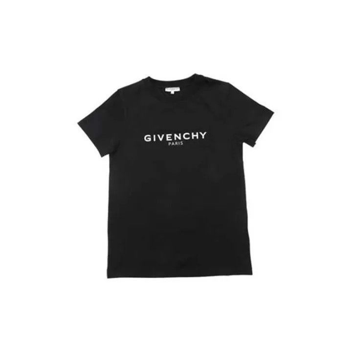 Givenchy Givenchy Givenchy Kids Logo Print Black TShirt -2507 Size US L / EU 52-54 / 3 - 1 Thumbnail